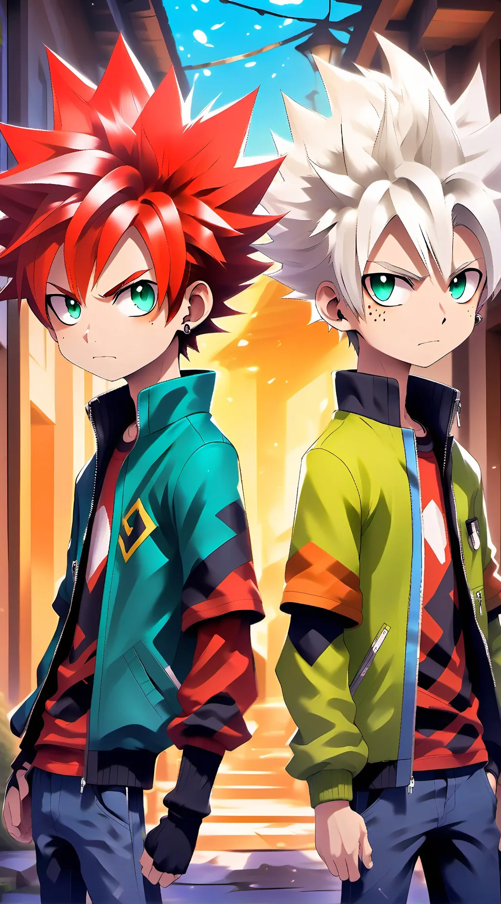 ai character: mha brothers  background