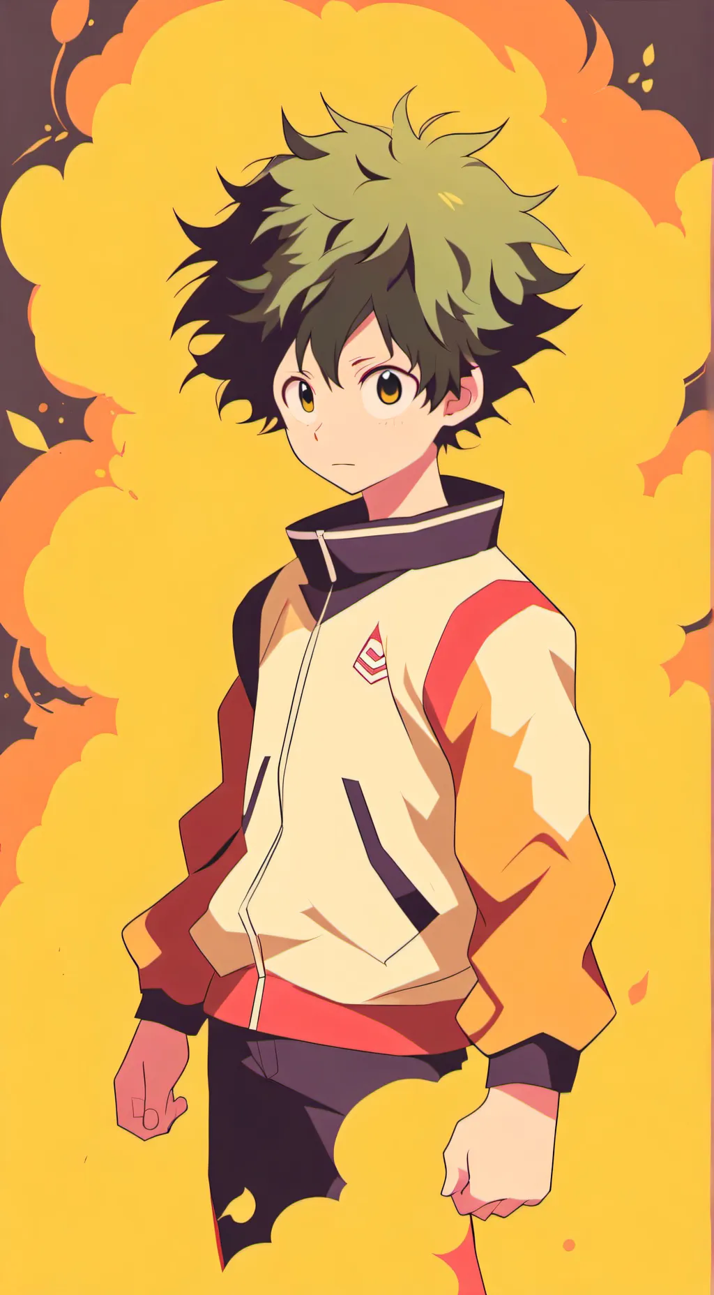 ai character: deku background