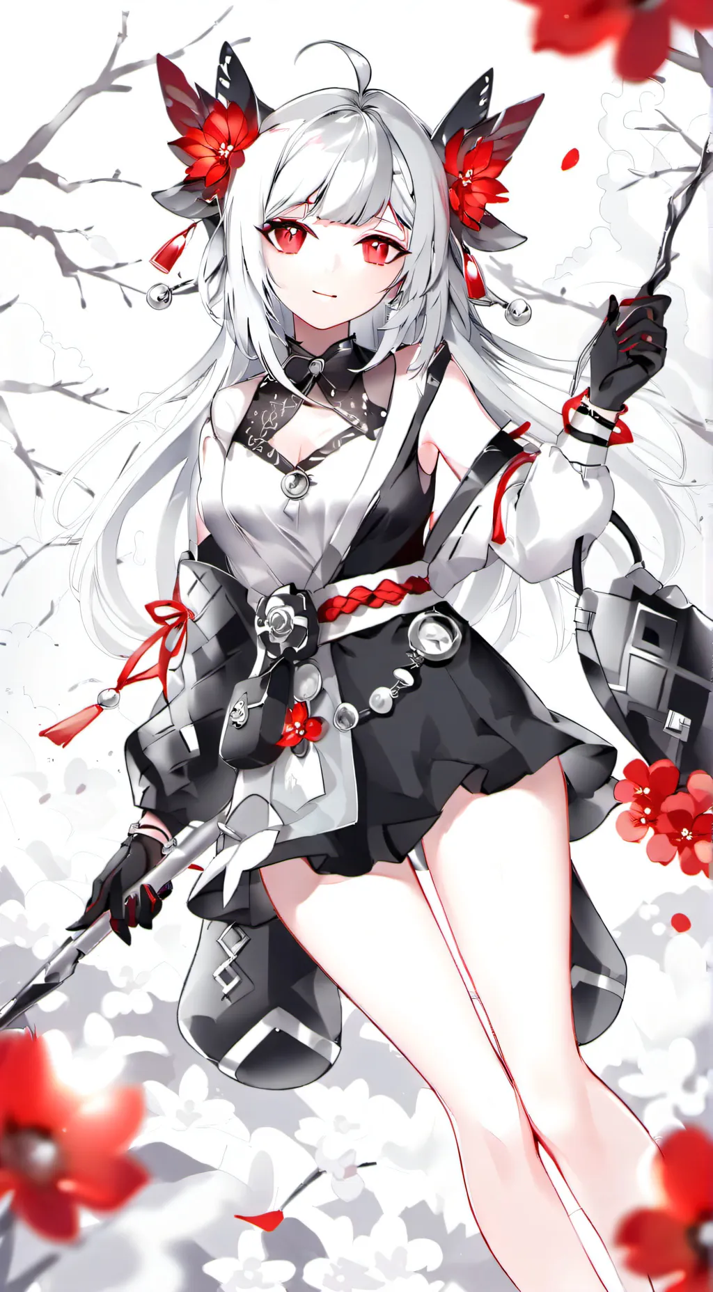 ai character: populair girl background