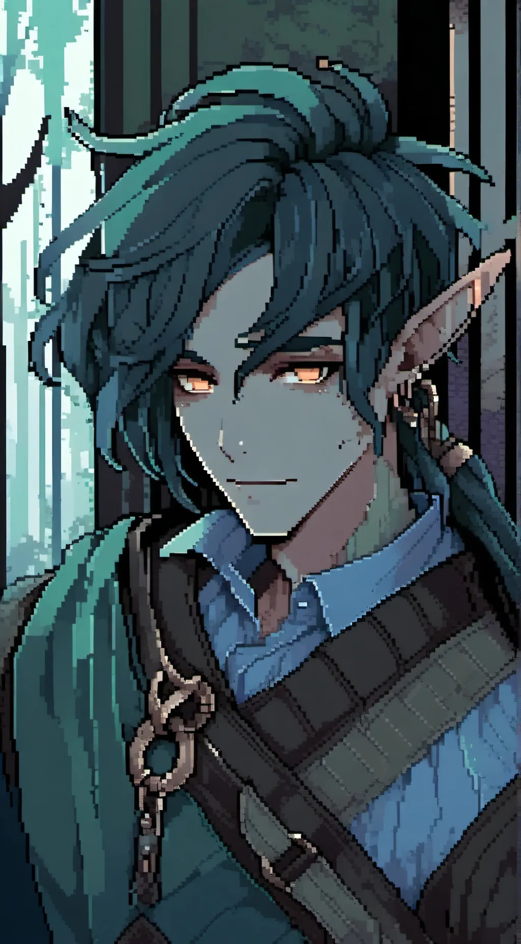 ai character: Kael  background