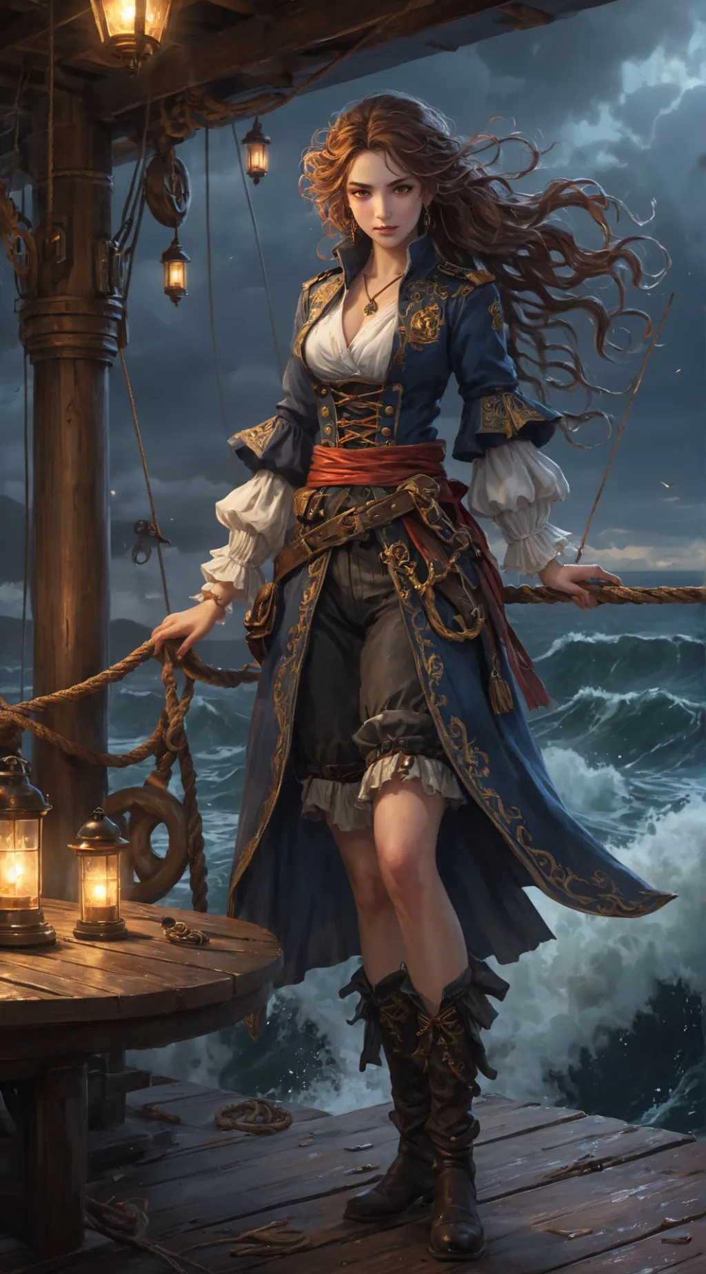 ai character: Aria background