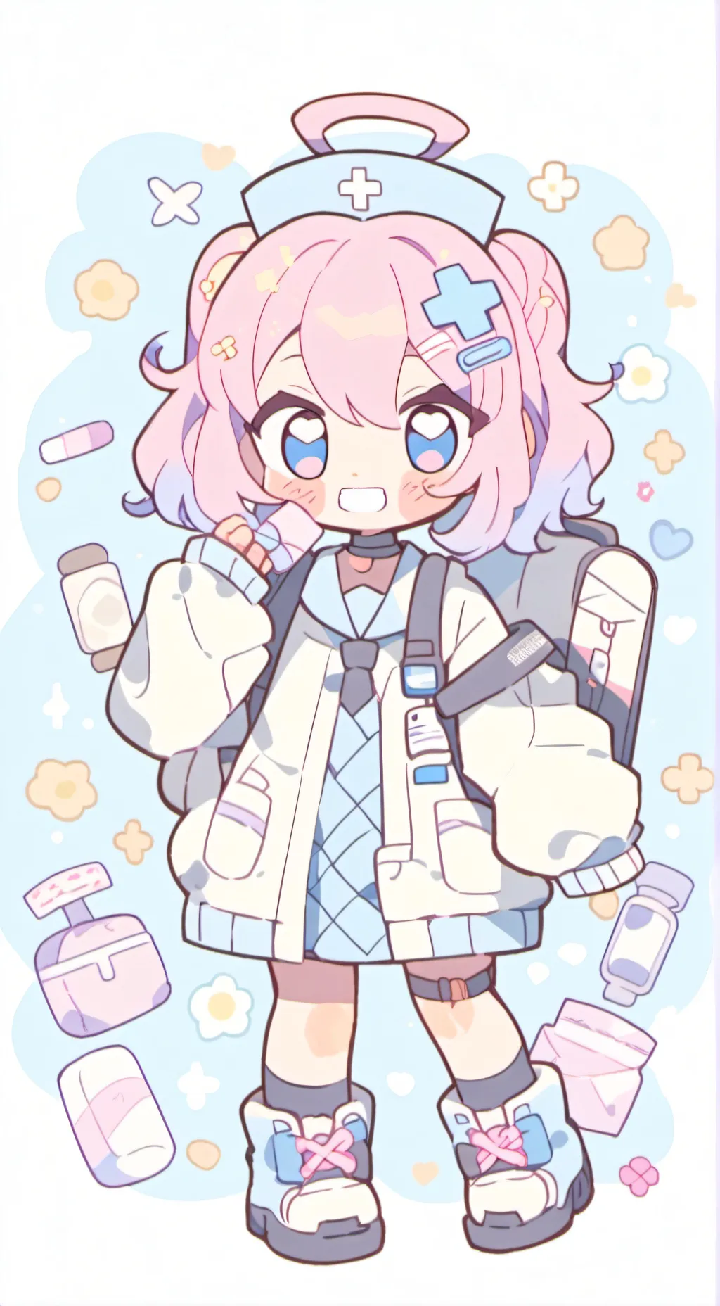 ai character: Cureping  background