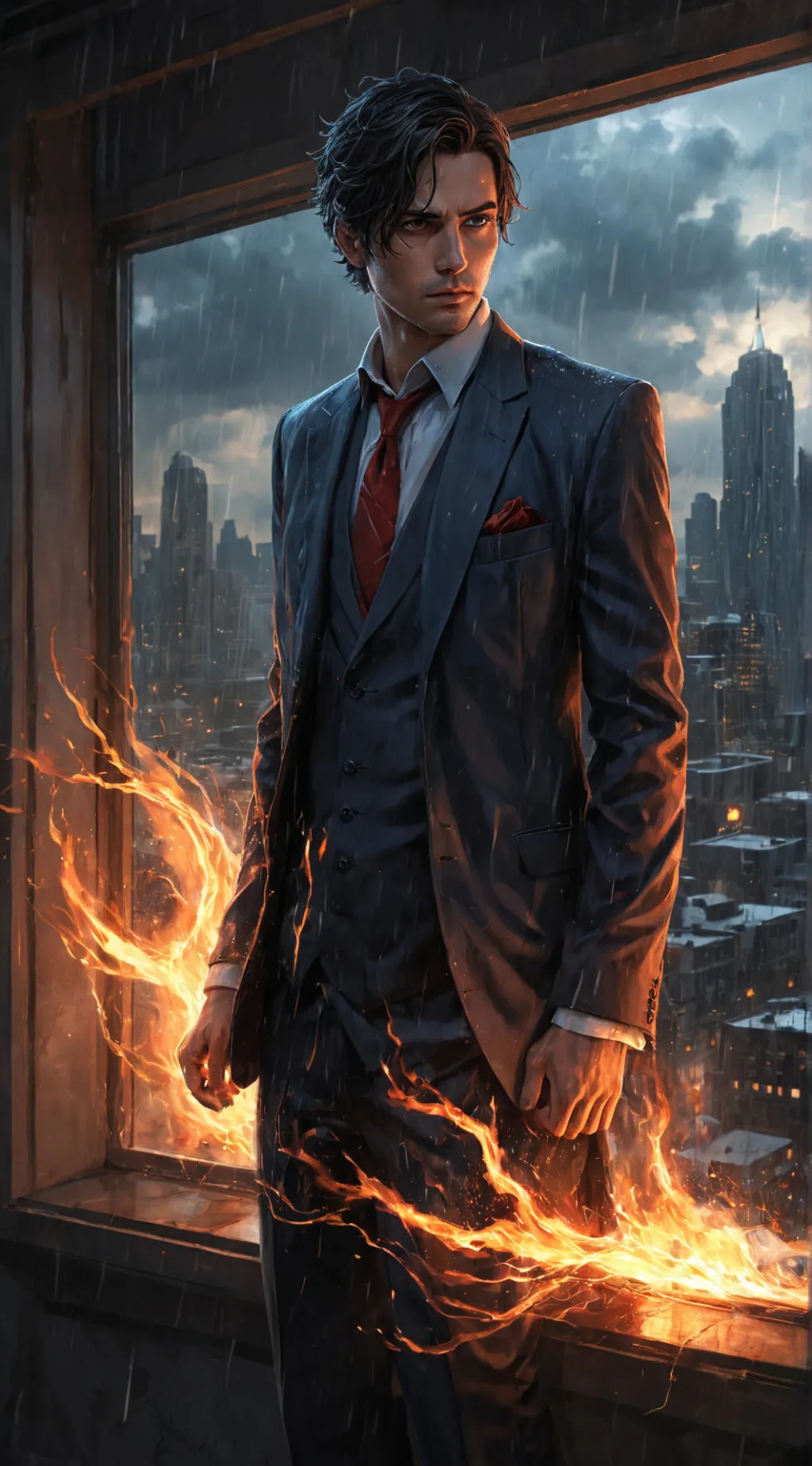 ai character: Kaelen background