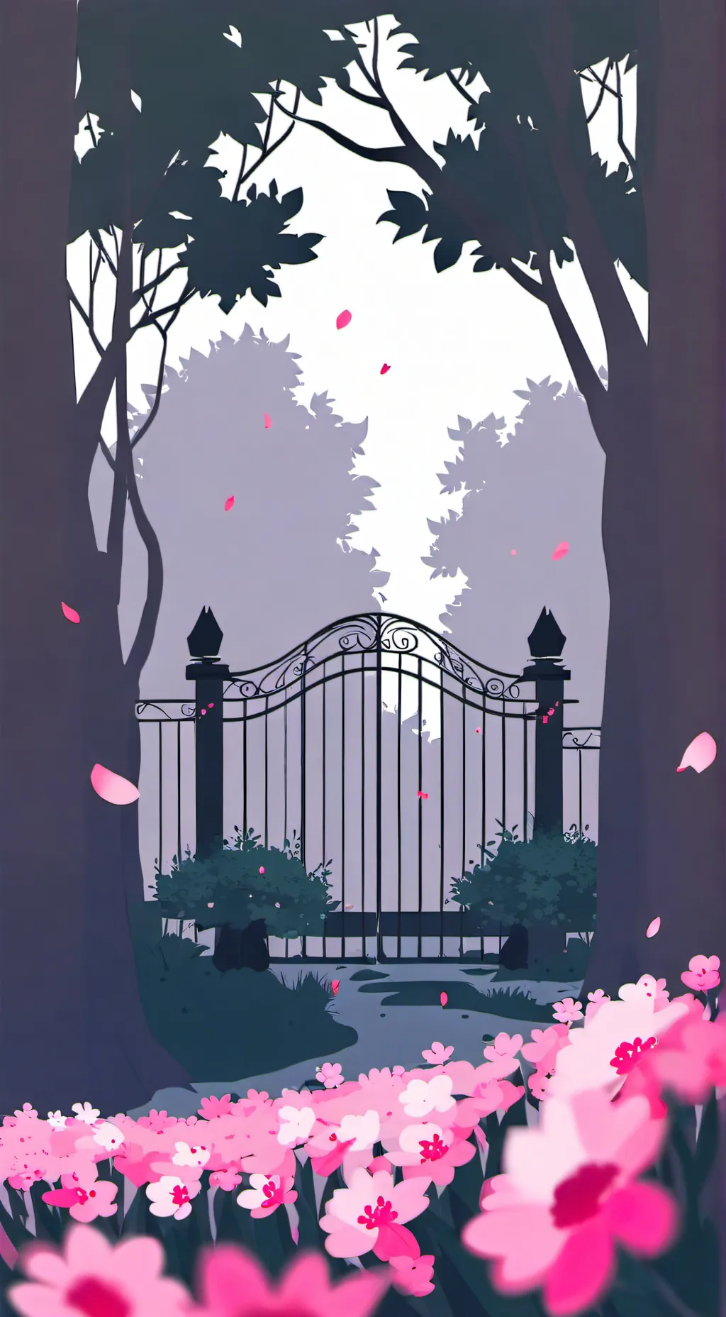 ai character: DW(Hanahaki) background