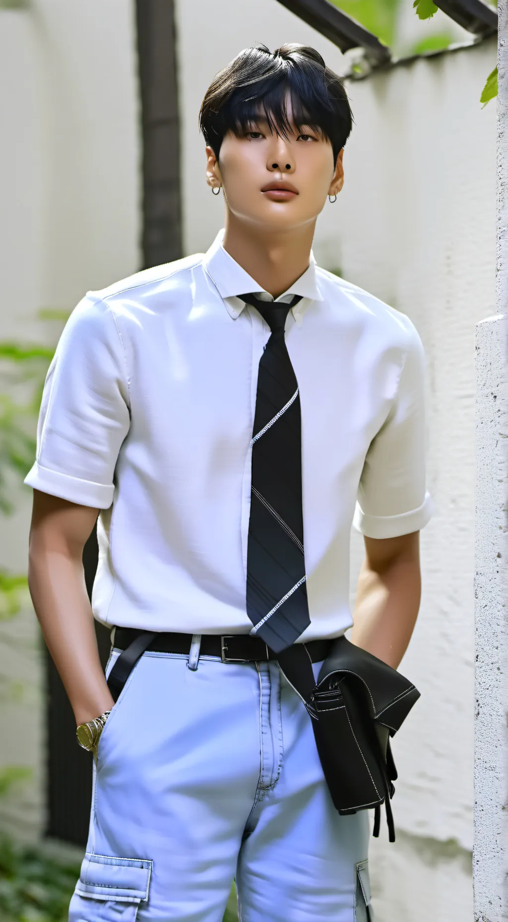 ai character: mingi 송 민기 background