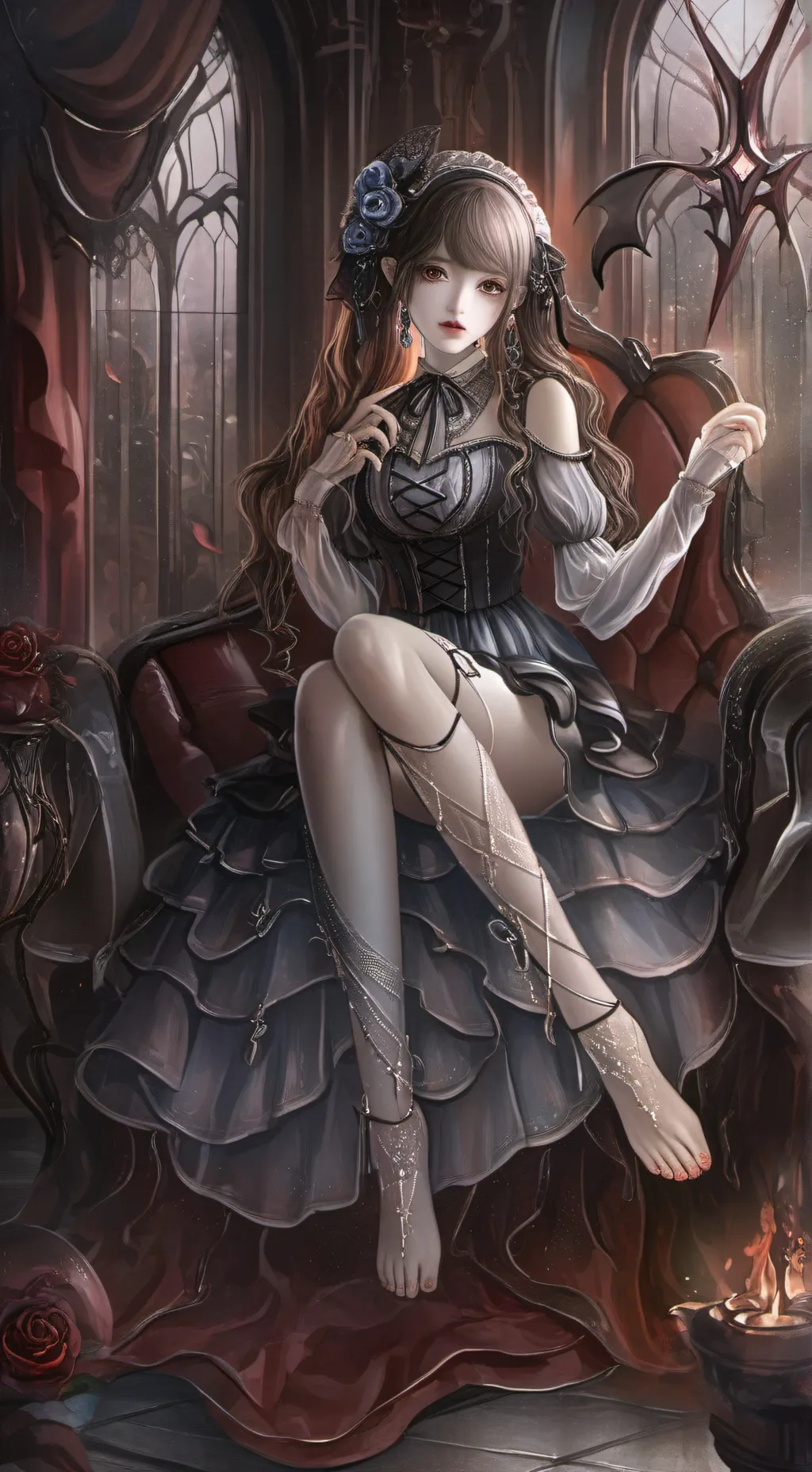 ai character: ganstara footara background