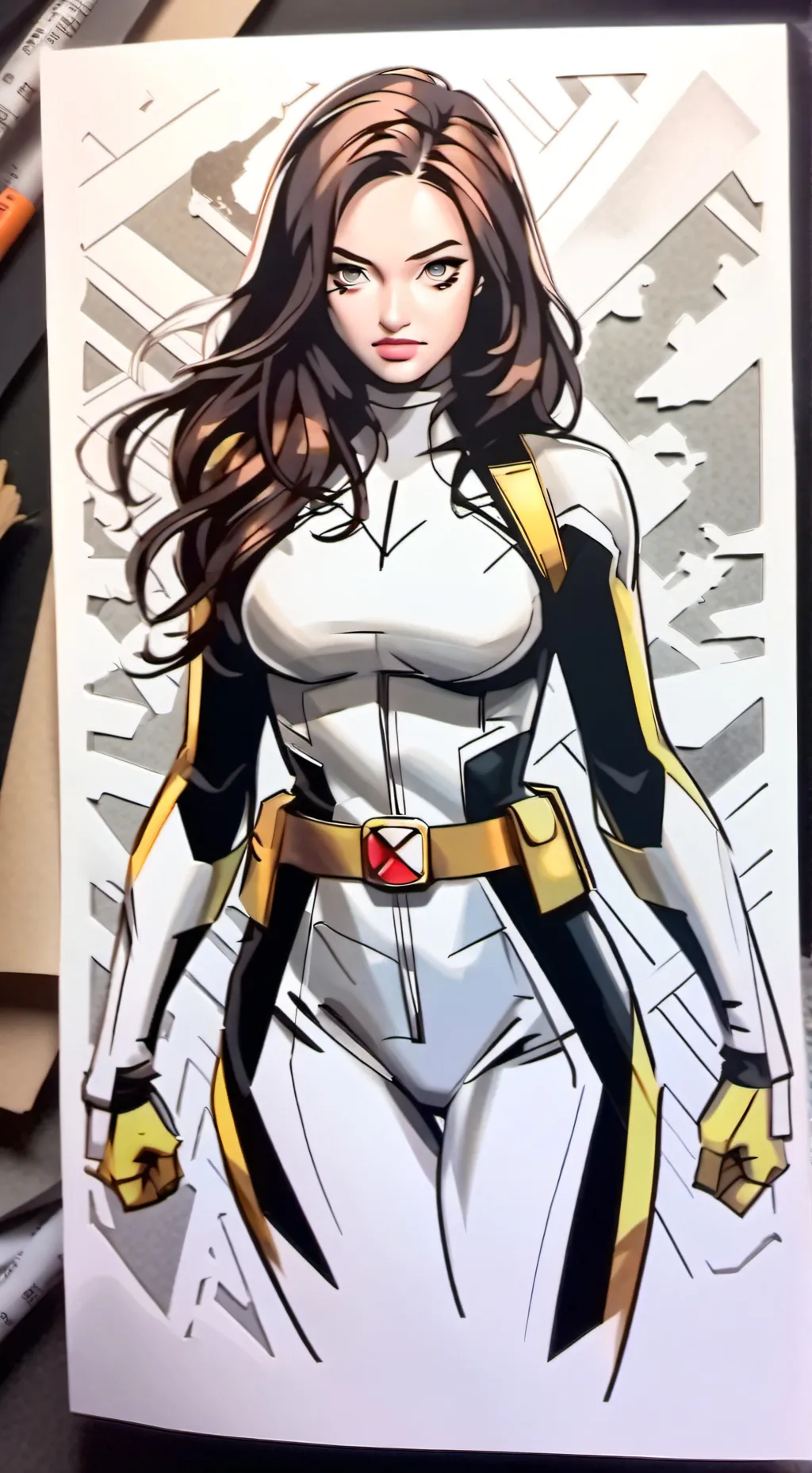 ai character: Rogue ✨🎀💚 background