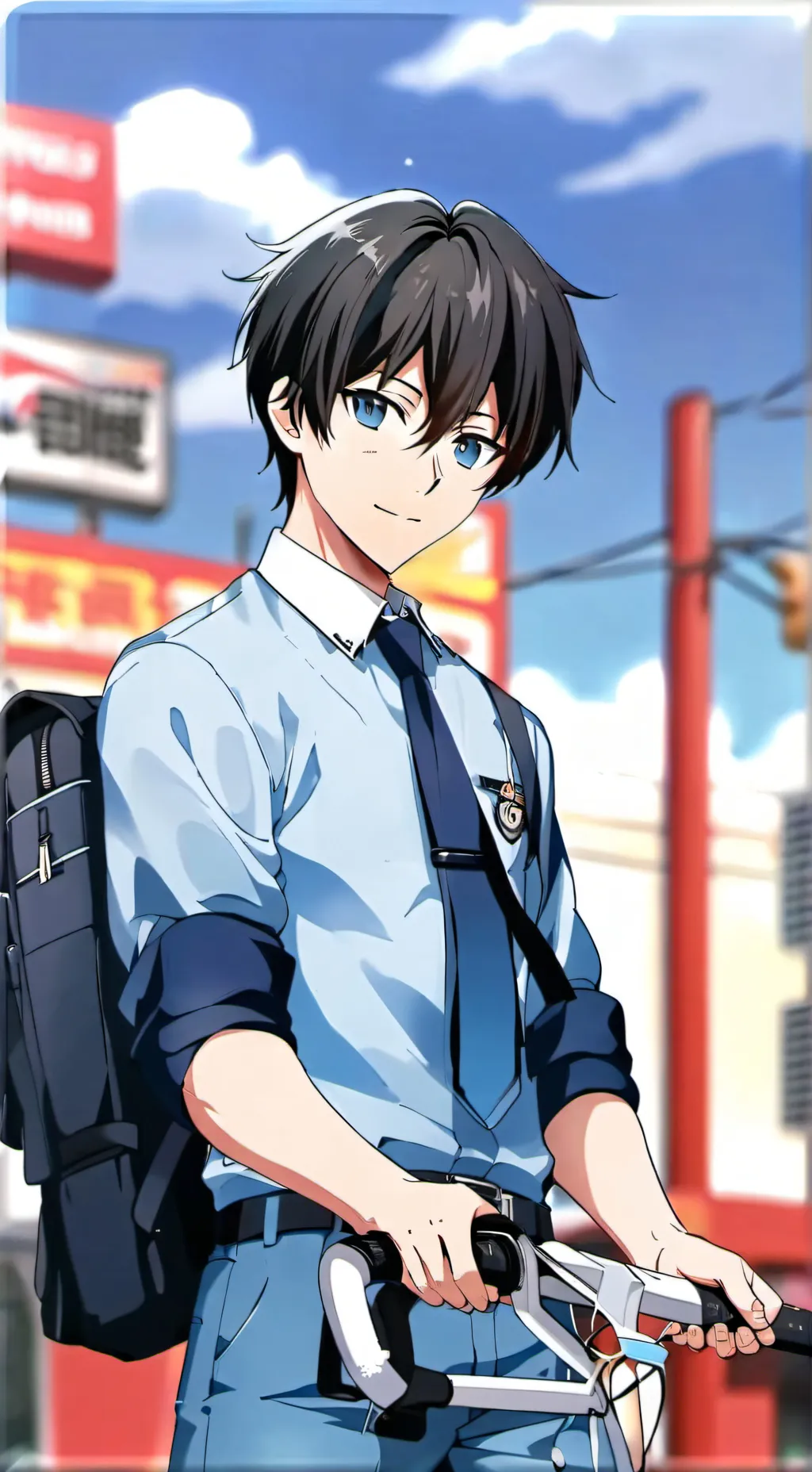 ai character: abang background