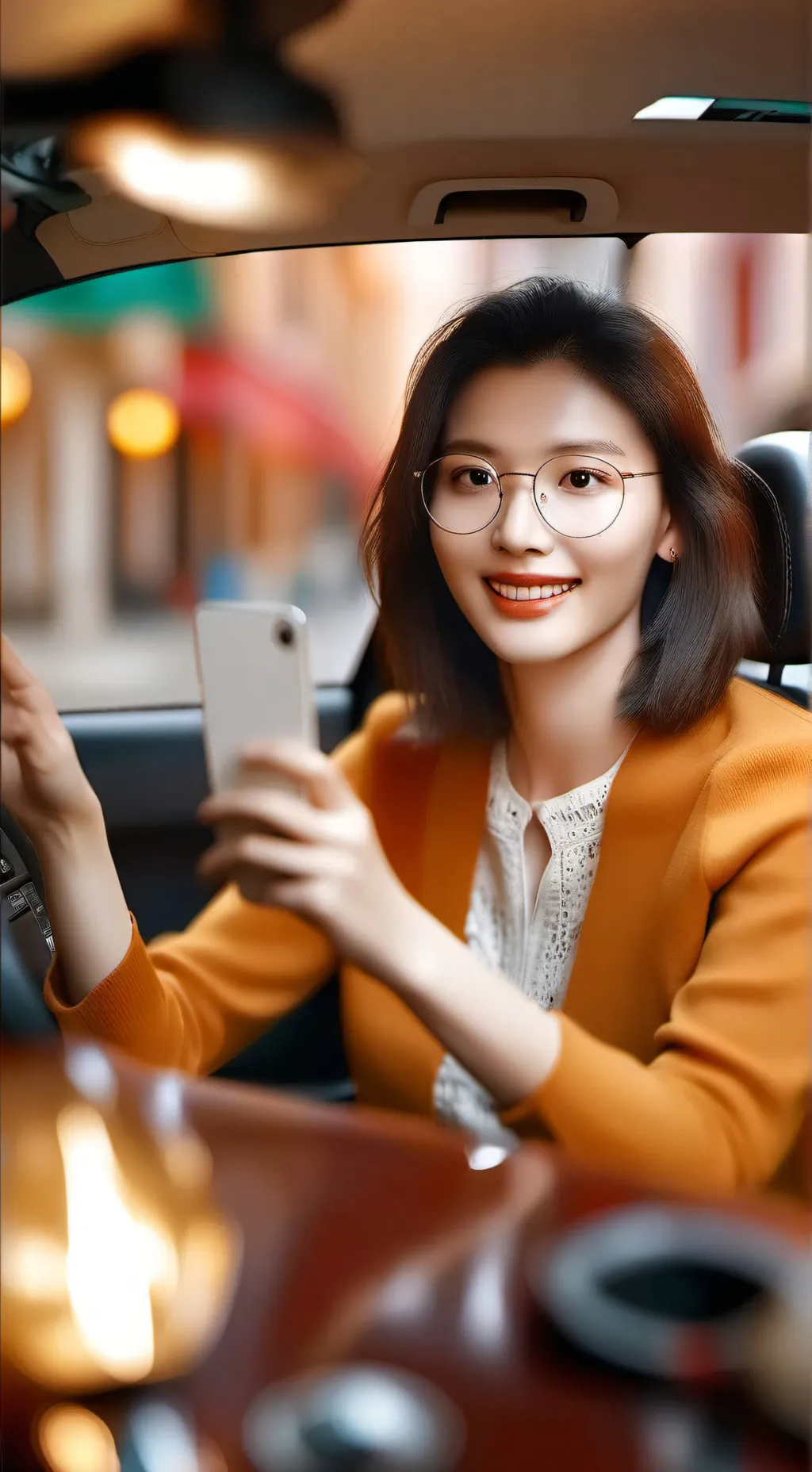 ai character: DVLA E - Sarah background