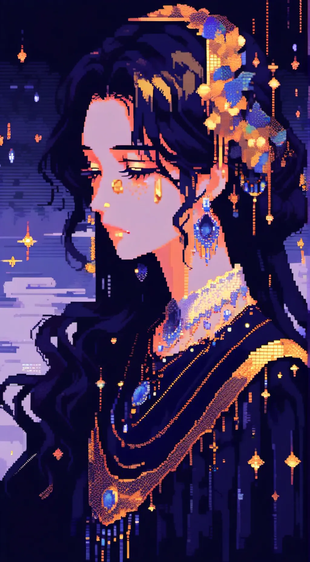 ai character: Leah  background