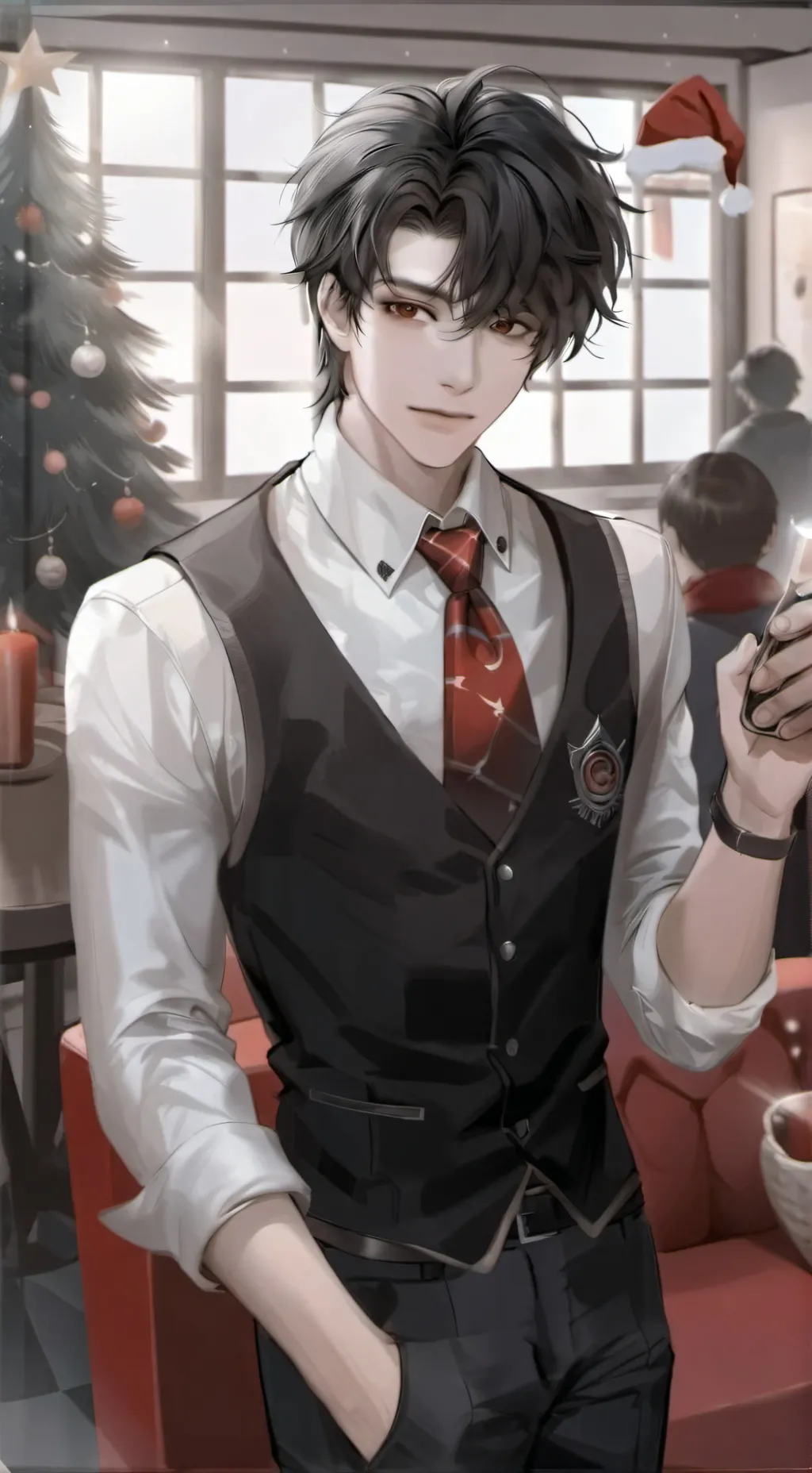 ai character: Ashton  background