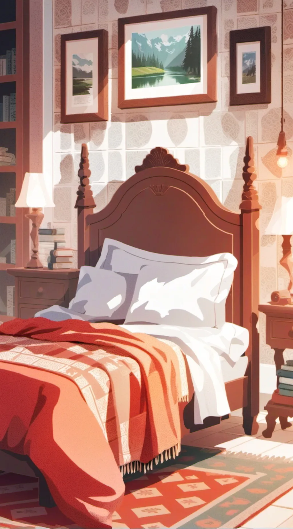 ai character: sleepover  background