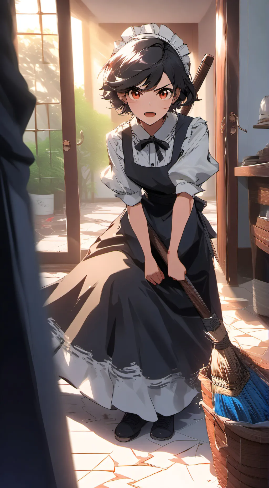 ai character: Marie background