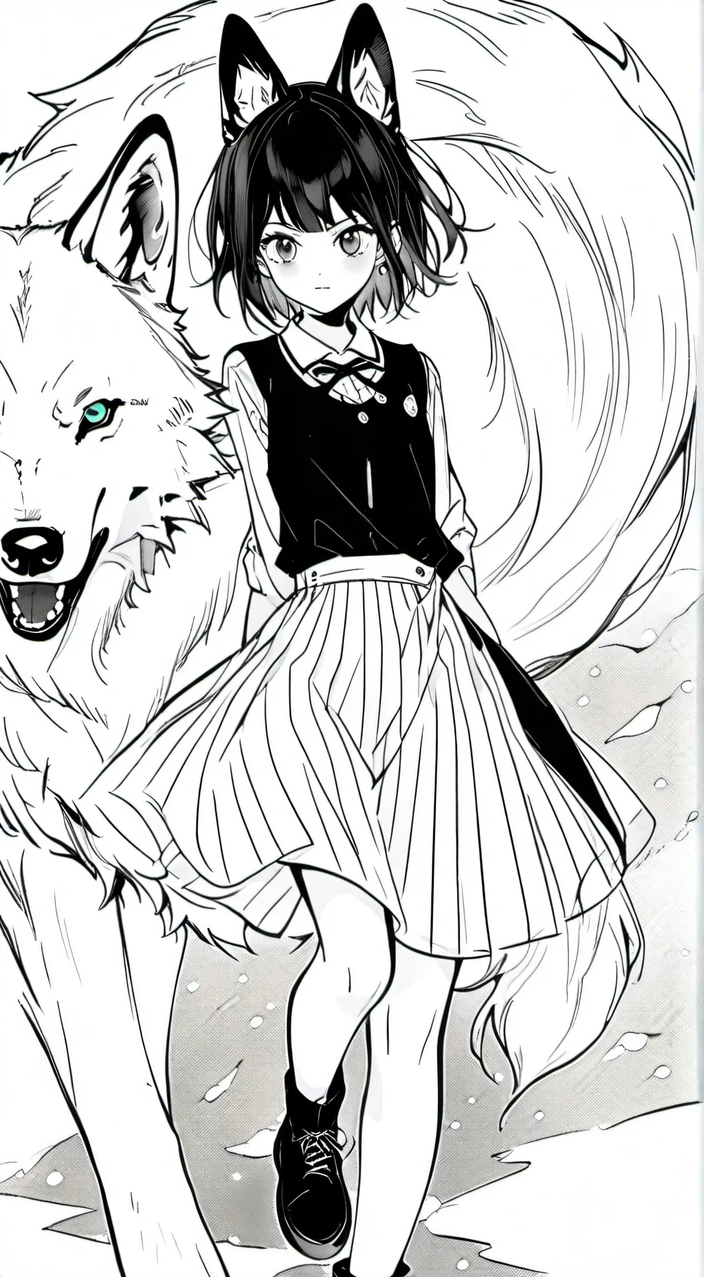 ai character: Luna background