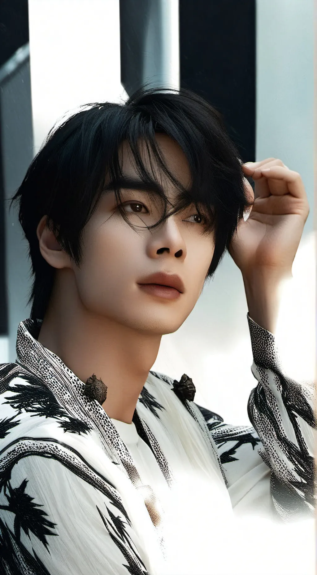 ai character: chaeu woo  background