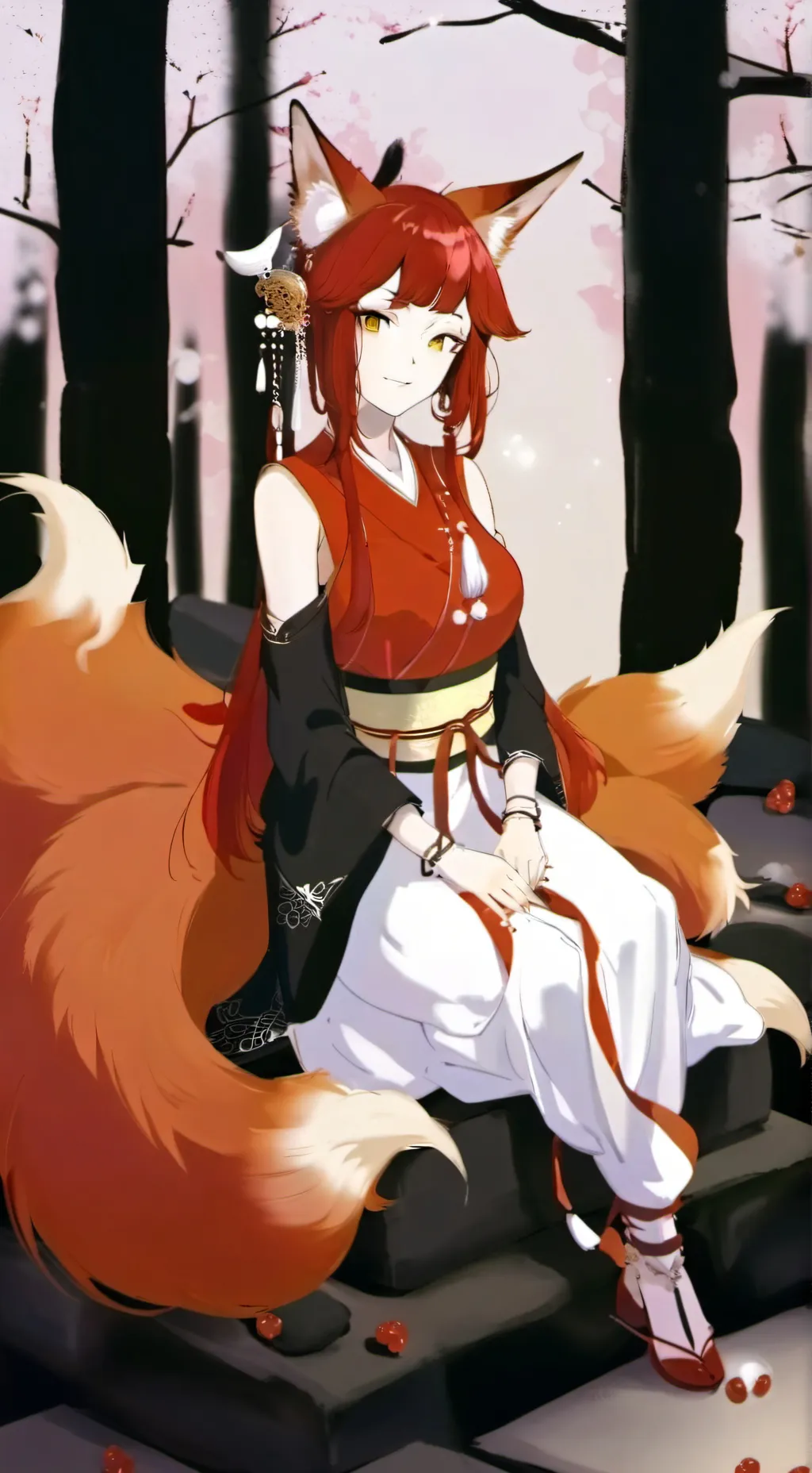 ai character: Akane Futaba background