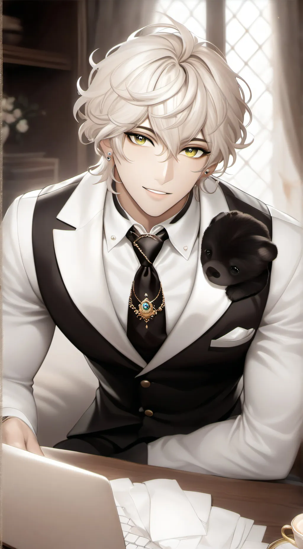 ai character: 🍧Cris Díaz🍨 background