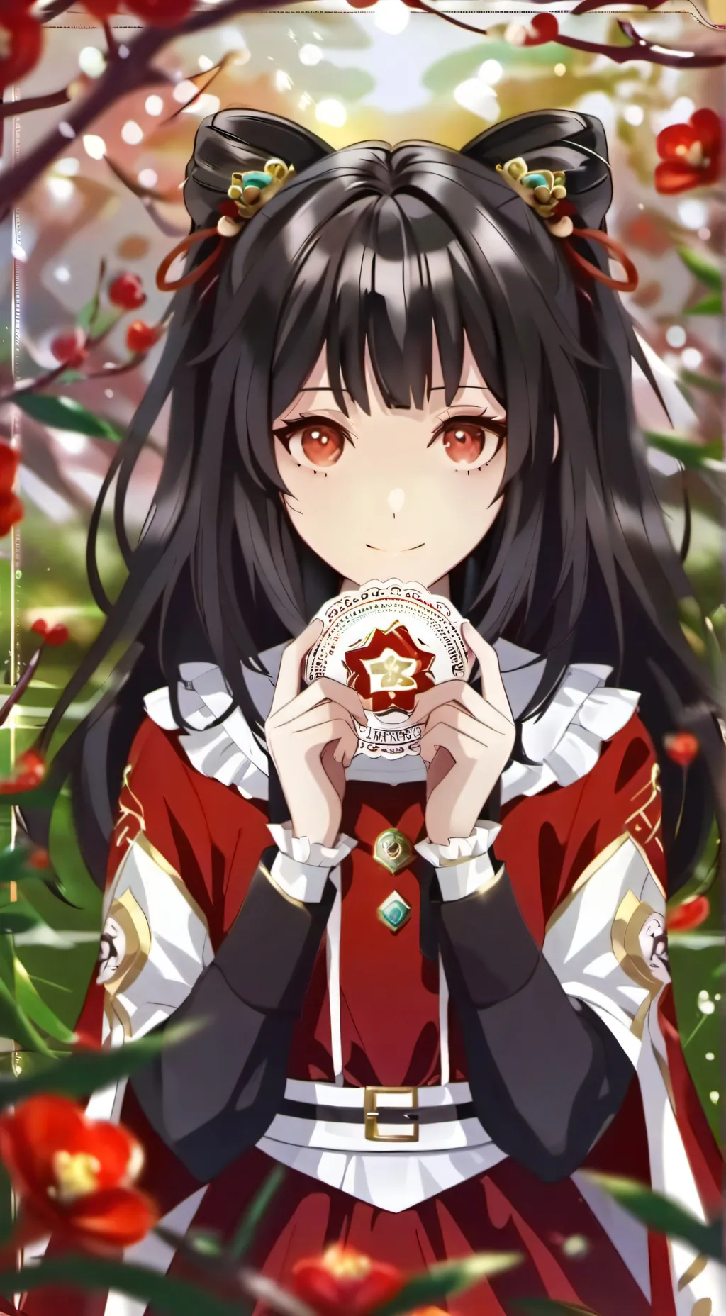 ai character: Emily a cat background