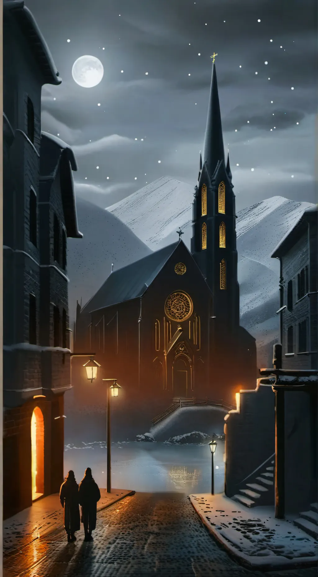 ai character: chiesa infestata background