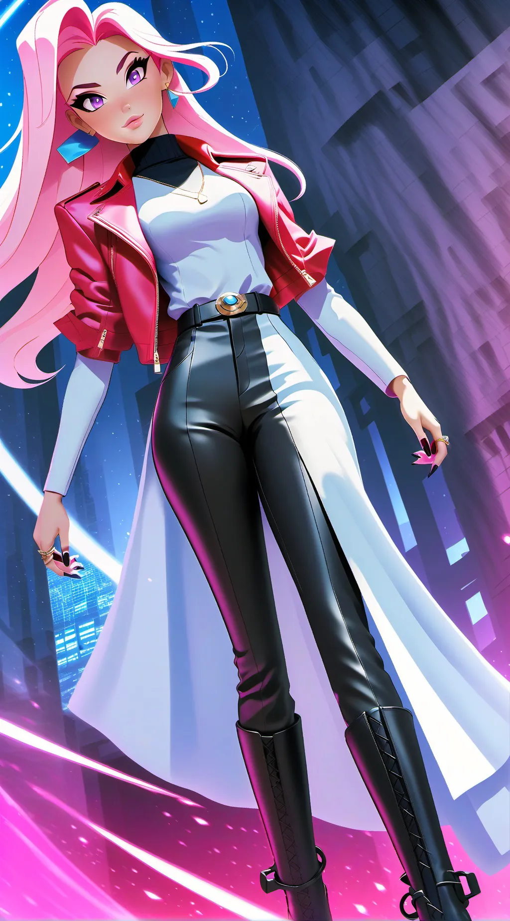 ai character: Molly and angeldus background