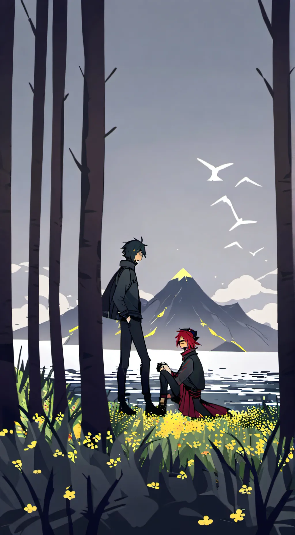 ai character: los dos. juntos background