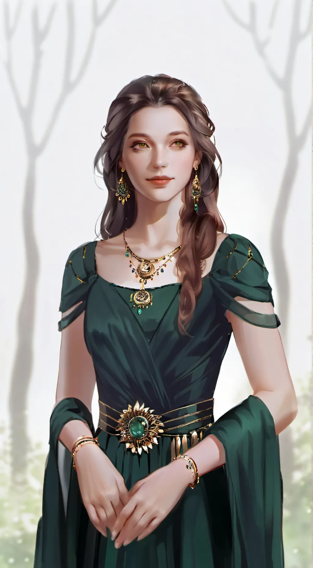 ai character: Lena Calder background