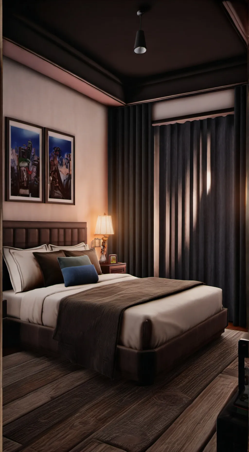 ai character: FORSAKEN sleepover background