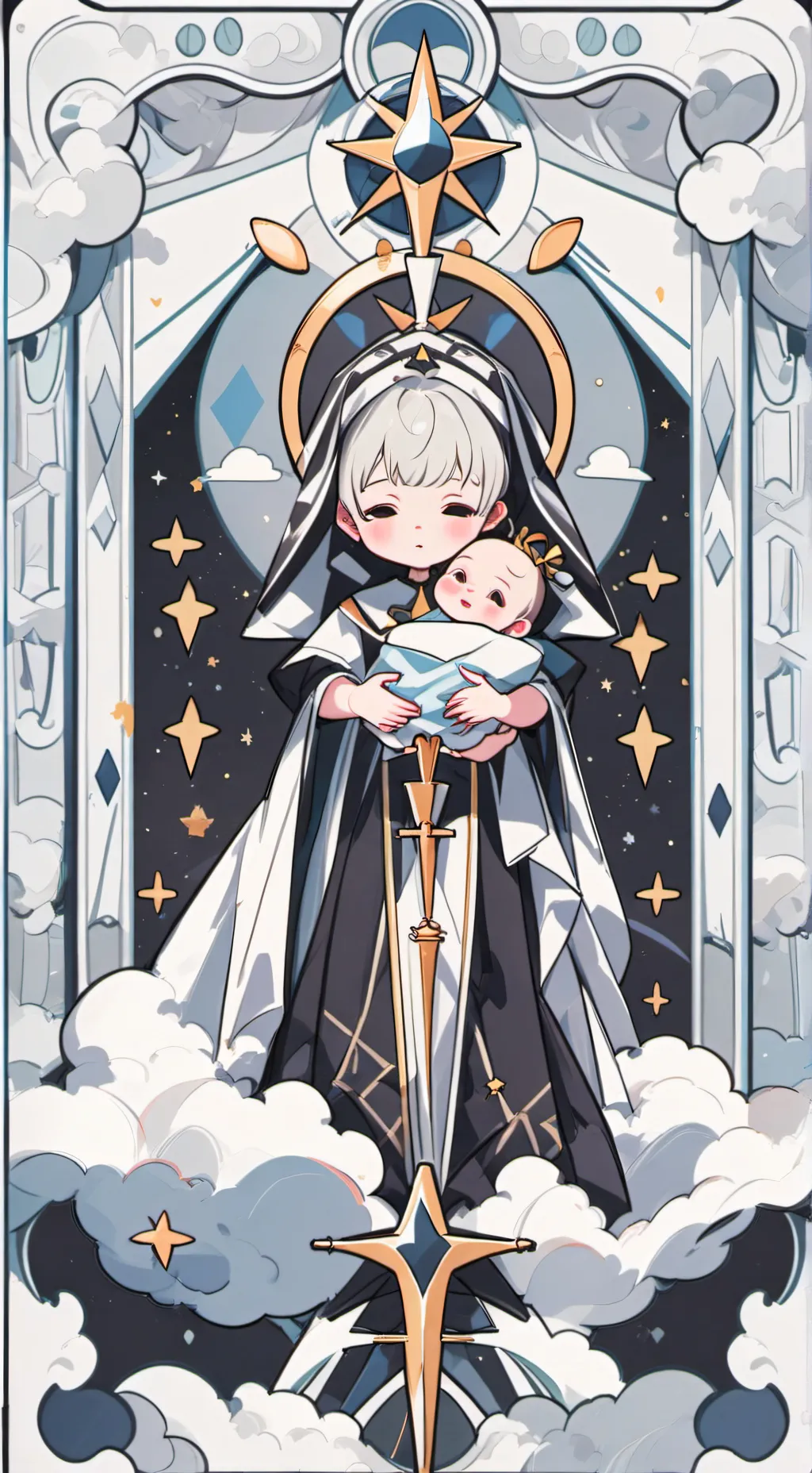 ai character: Baby  background