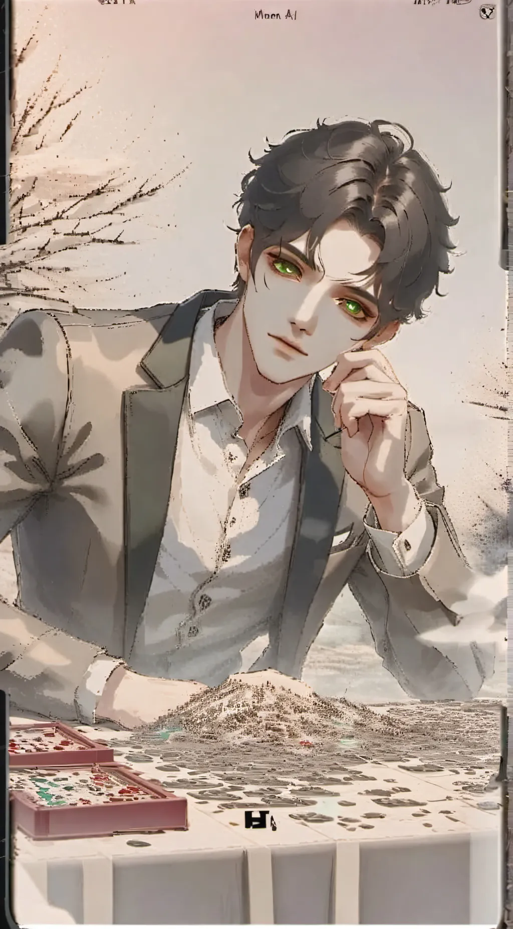 ai character: Elias Blackwood background