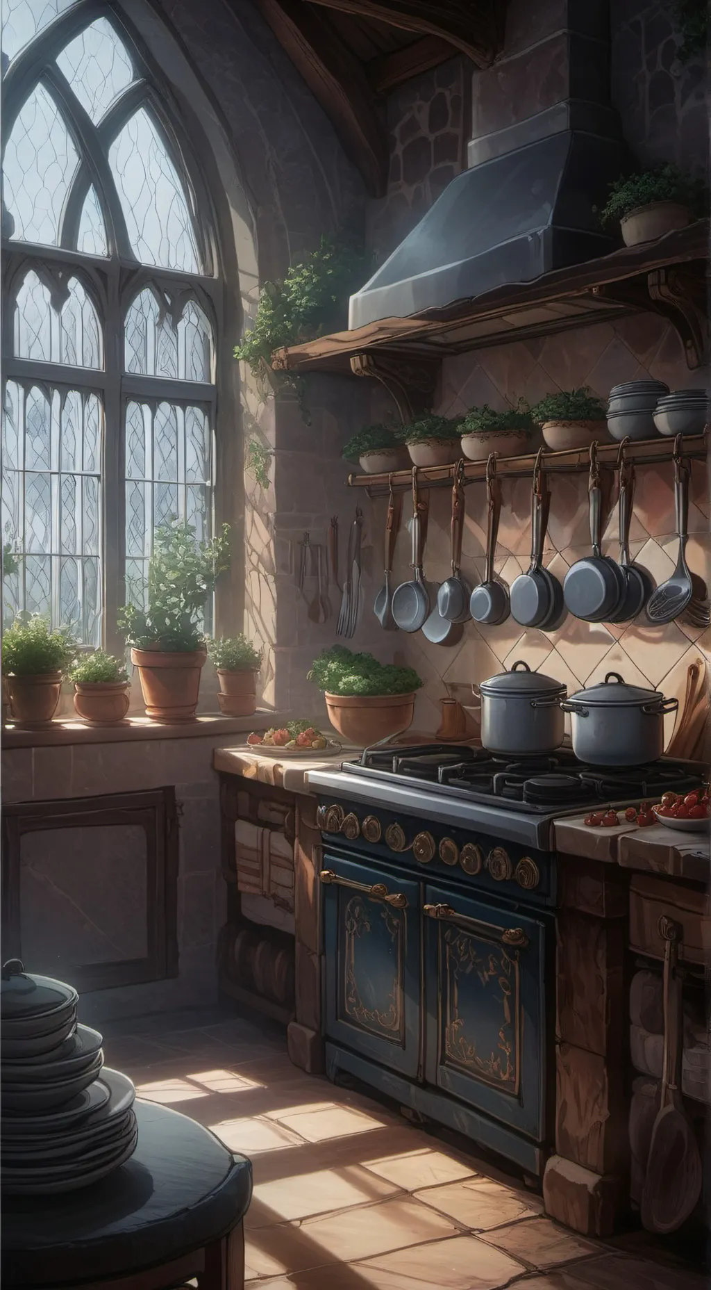 ai character: °•Cocina•° background