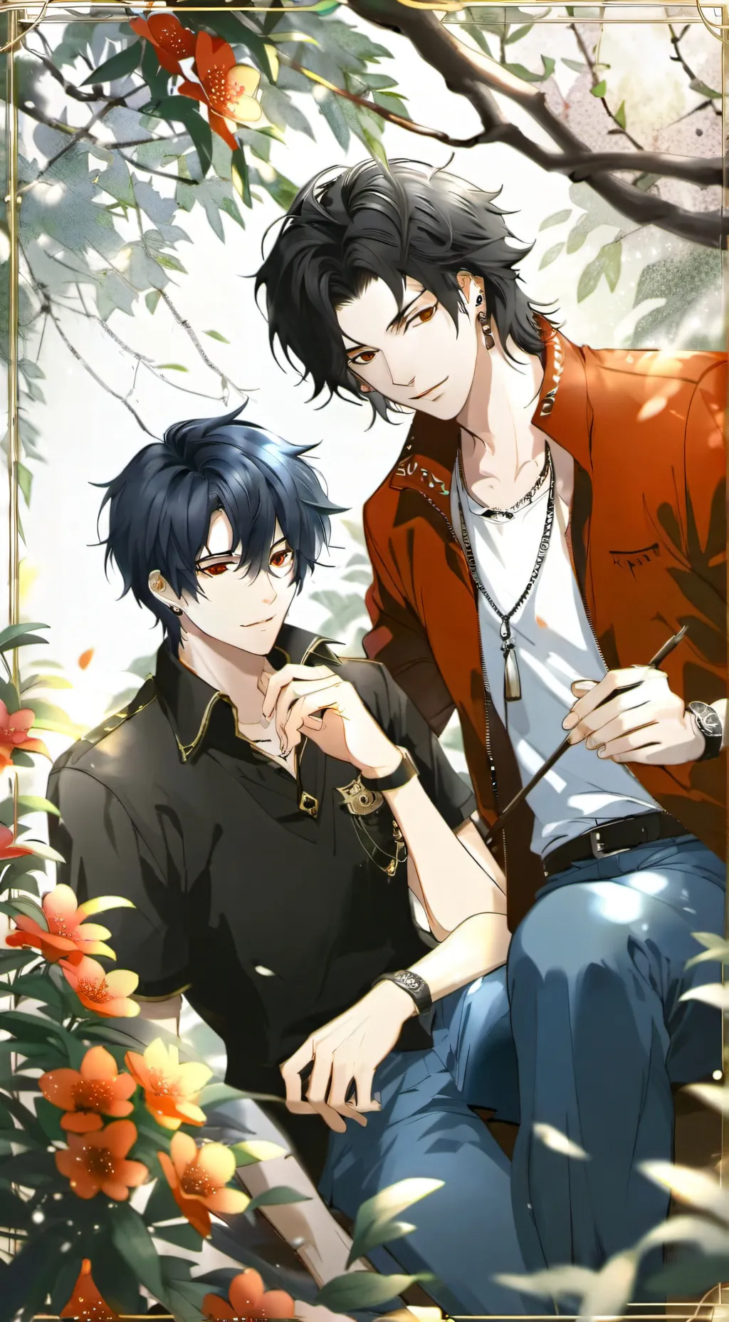 ai character: Model Roommate background