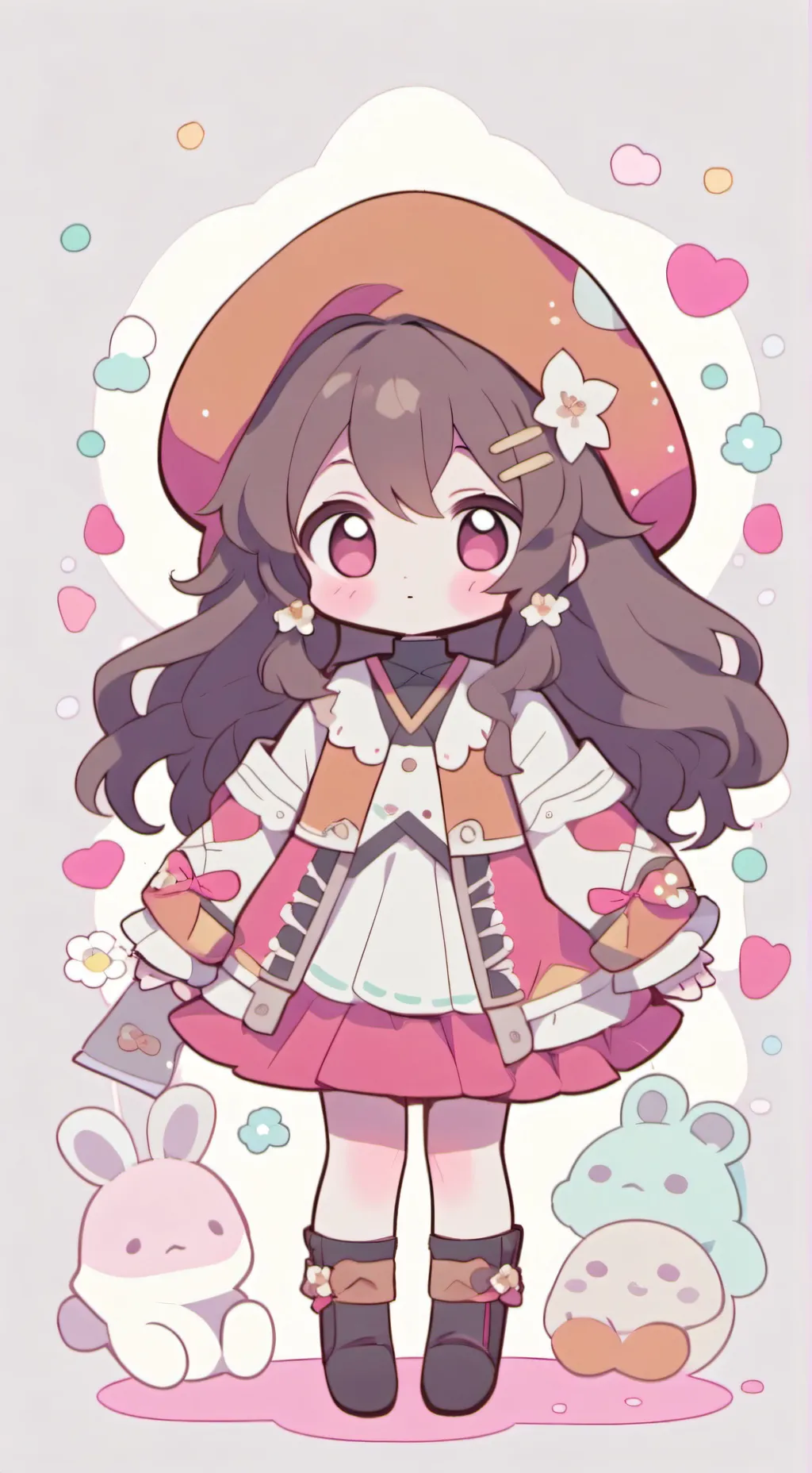 ai character: Crystal  background