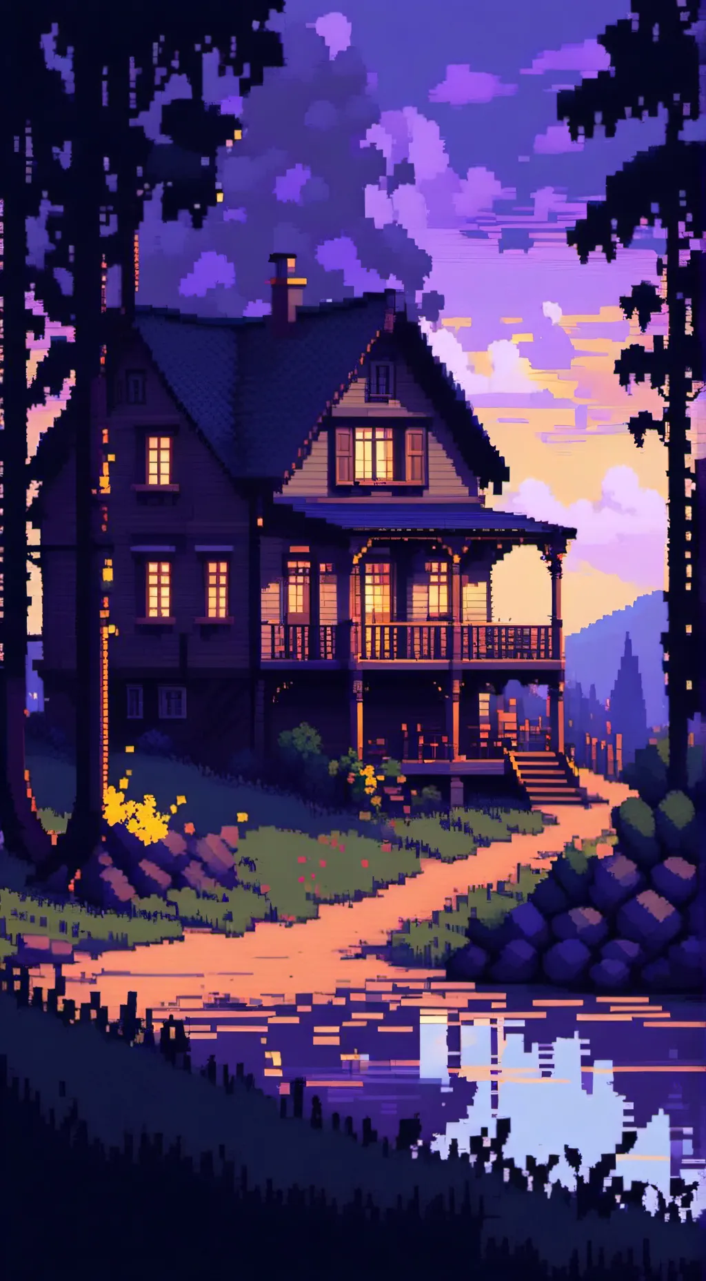 ai character: la tardecer  background