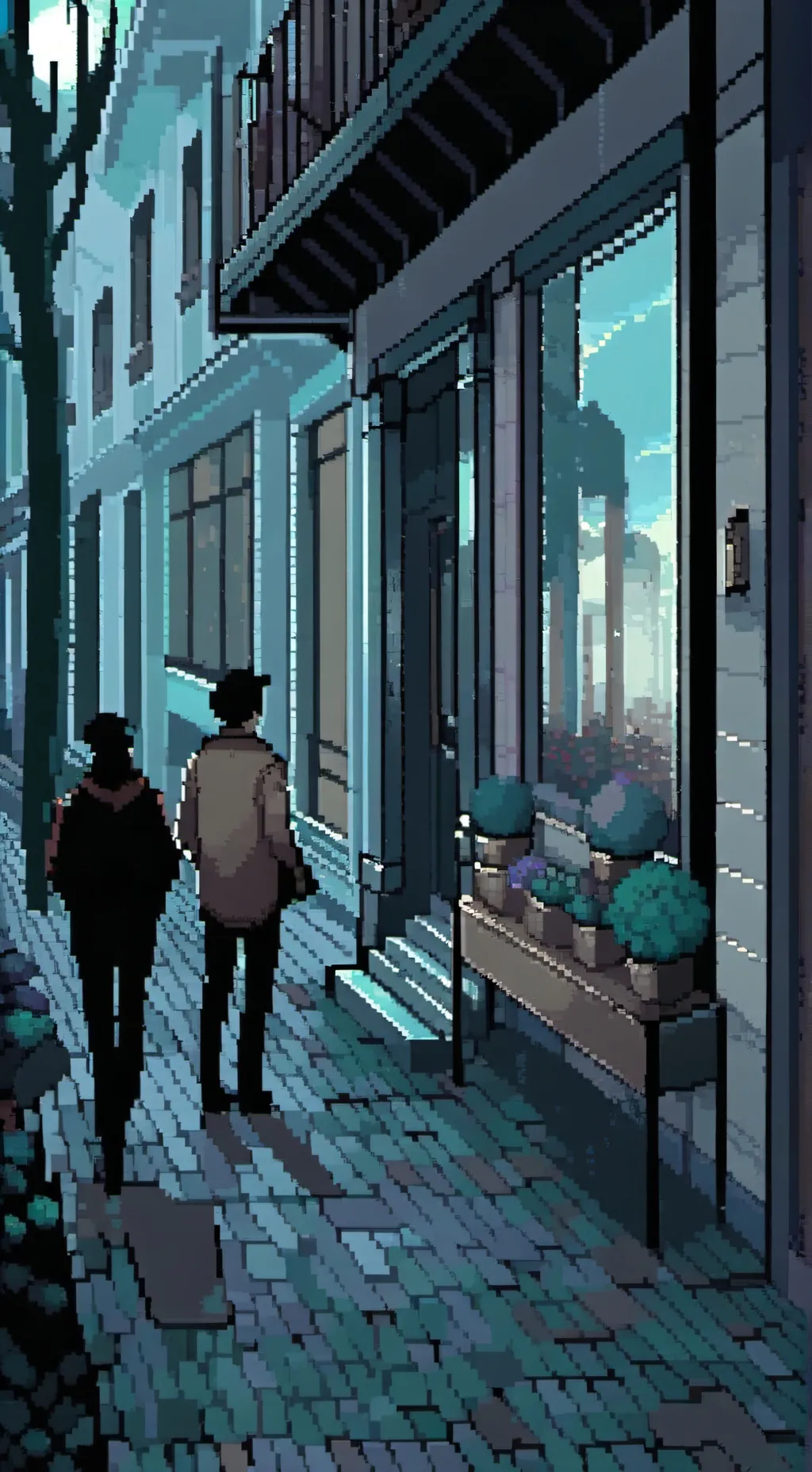 ai character: La calle (EEUU) background