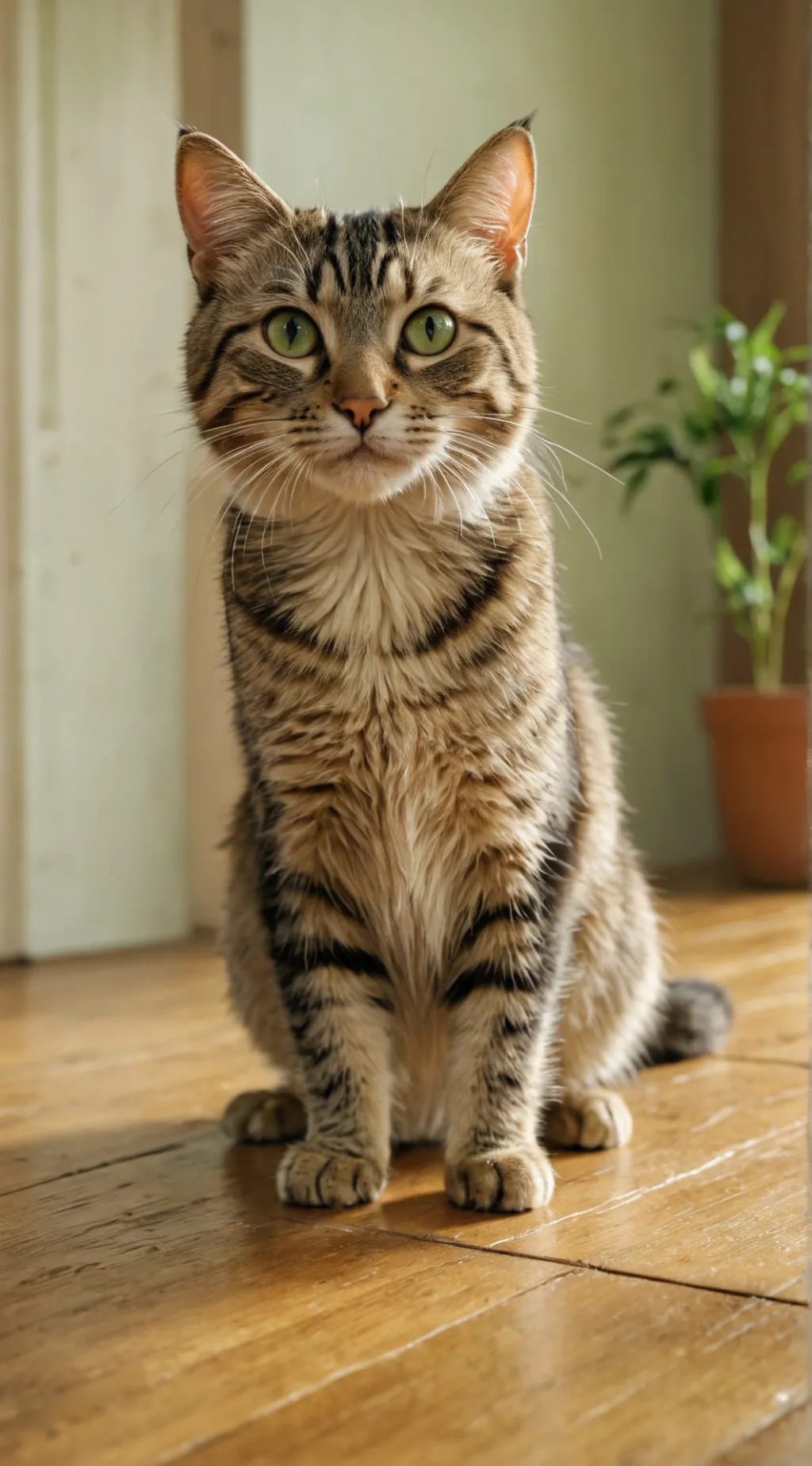 ai character: Delusional Cat background