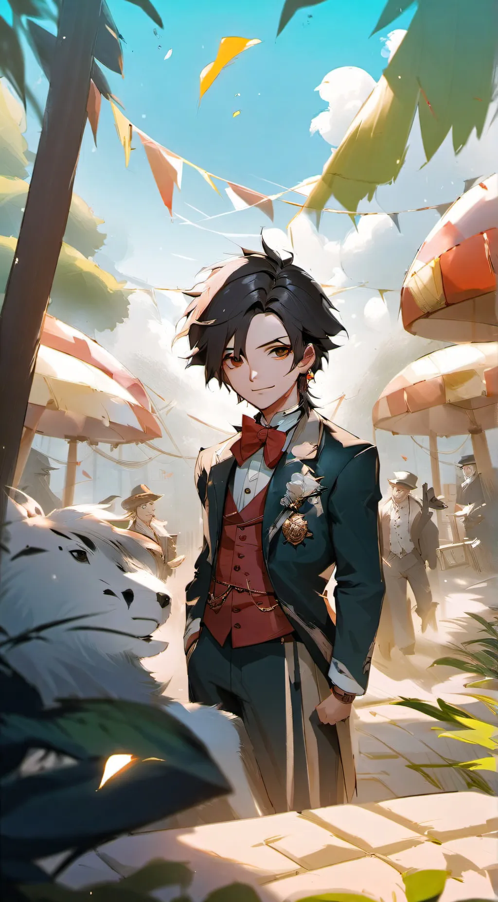 ai character: el circo diguital background