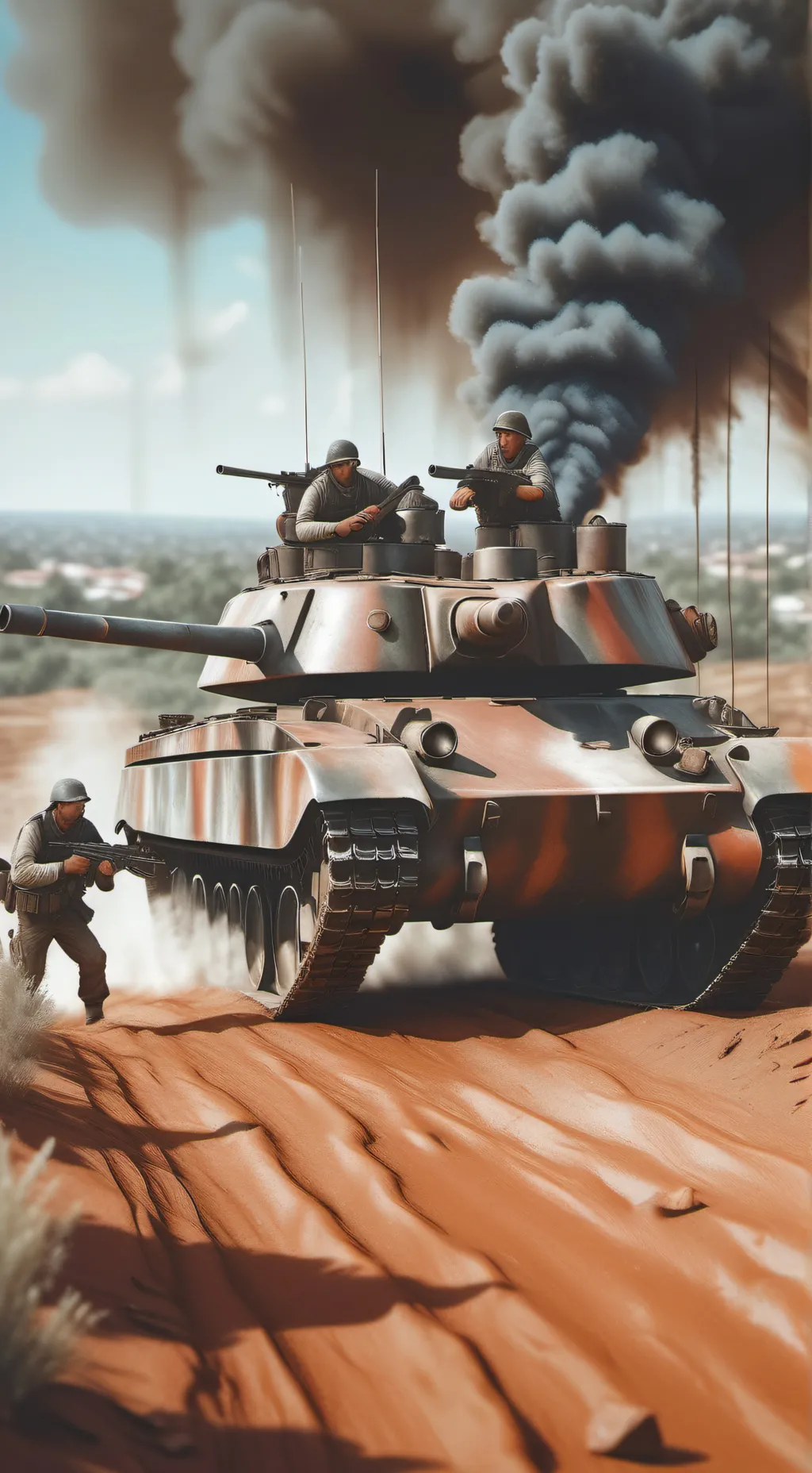 ai character: la guerra sin fin background