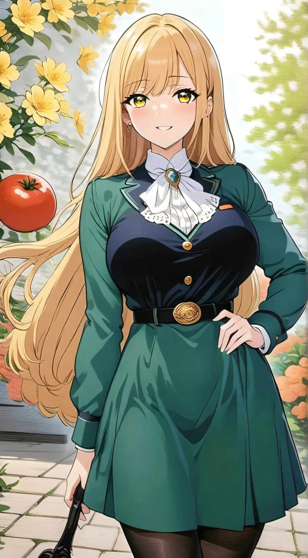 ai character: Evelyn tu esposa  background