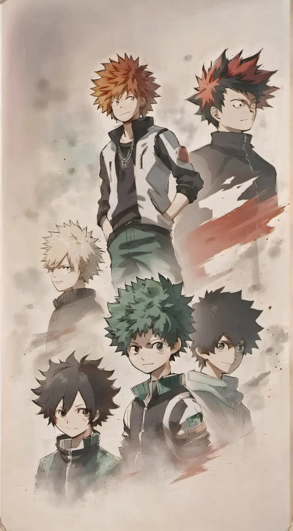 ai character: My hero academia  background