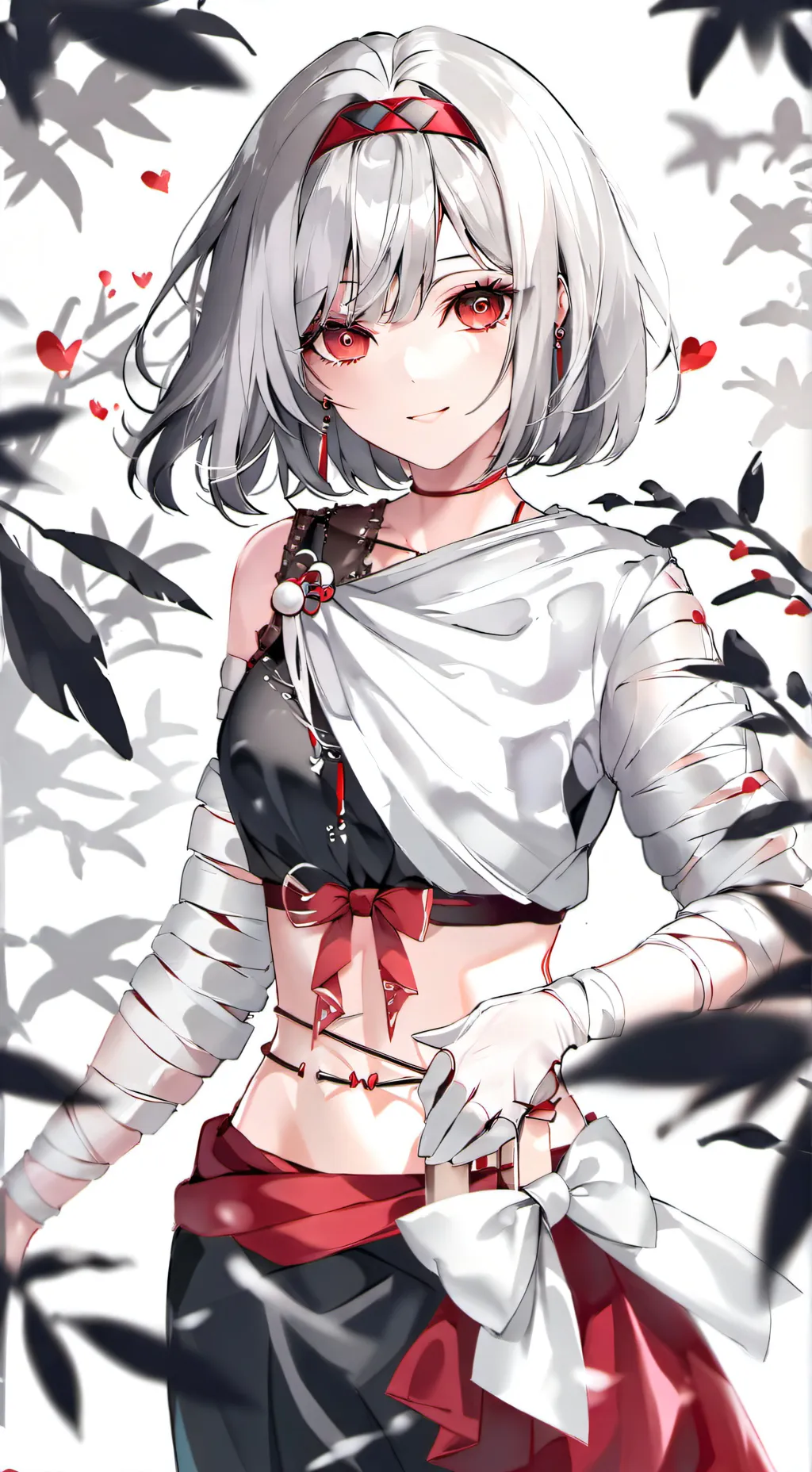 ai character: Mummy girl  background