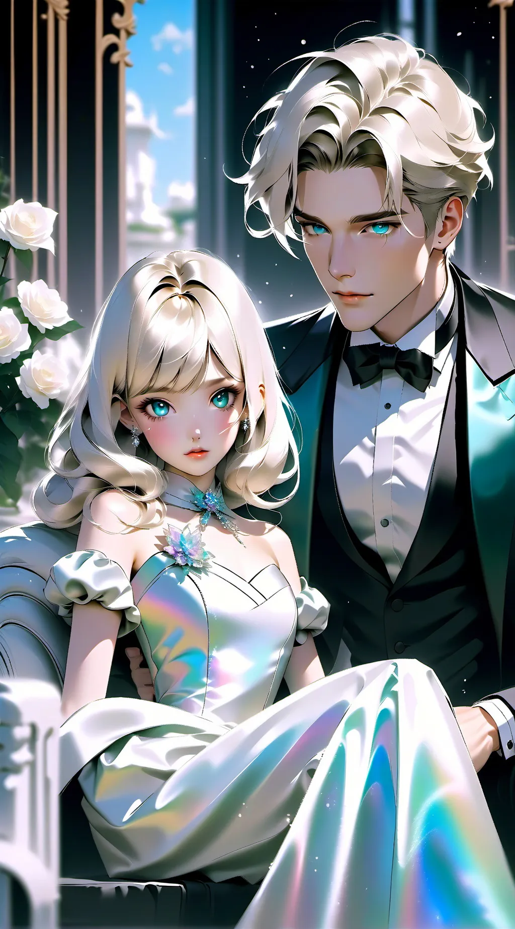 ai character: Sona and Max￼ background