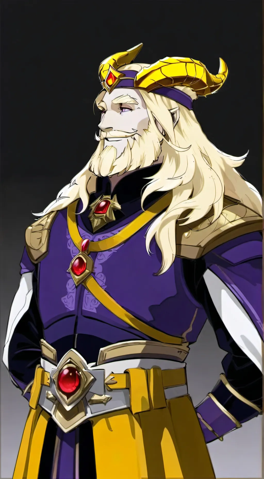 ai character: Asgore background