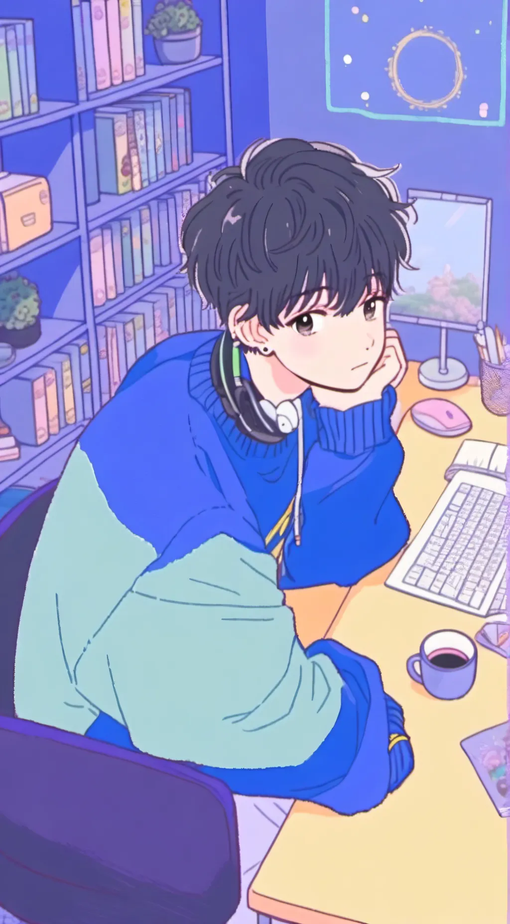 ai character: ✩Tanner✩ background