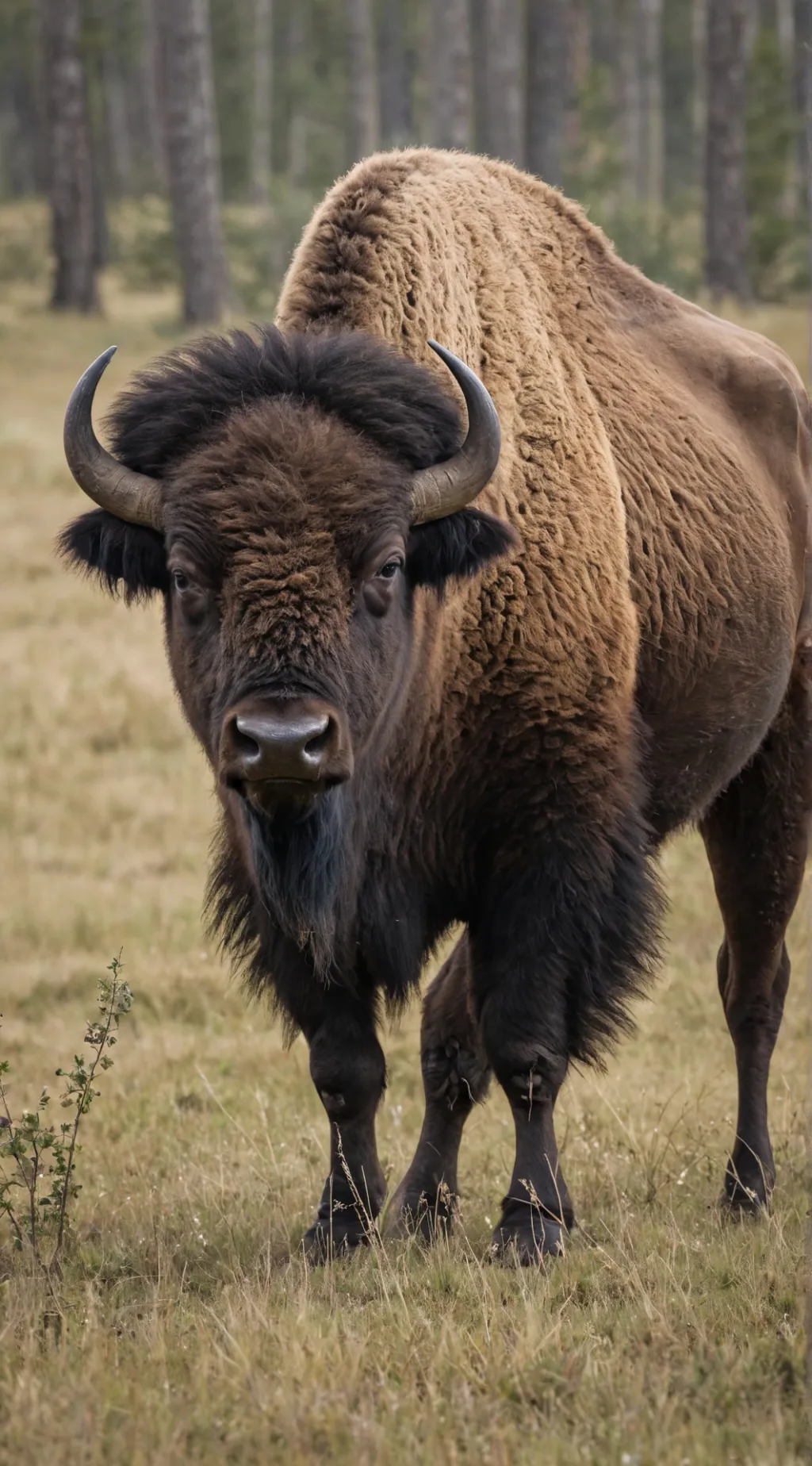 ai character: Officer bison  background