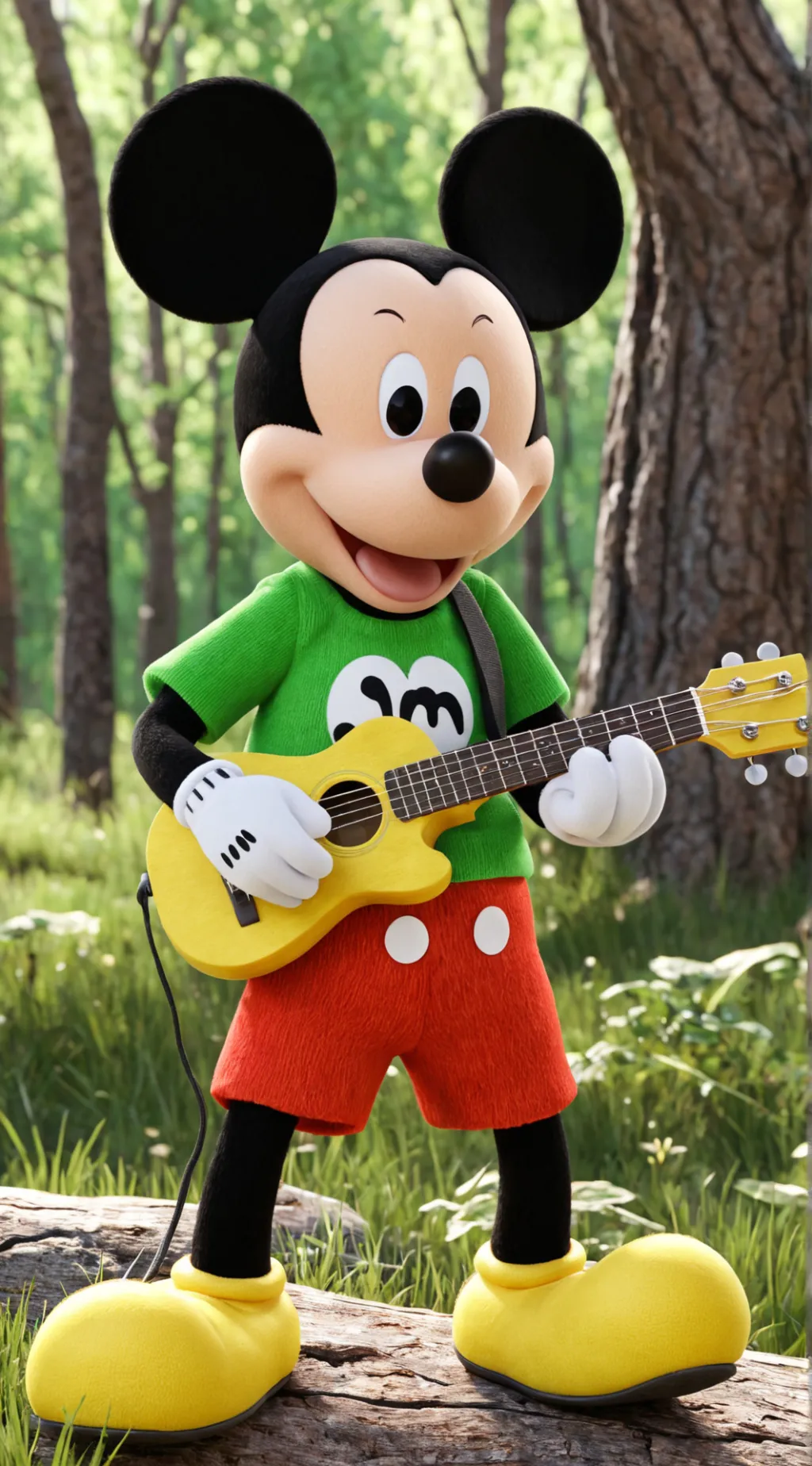 ai character: Rato Mickey  background