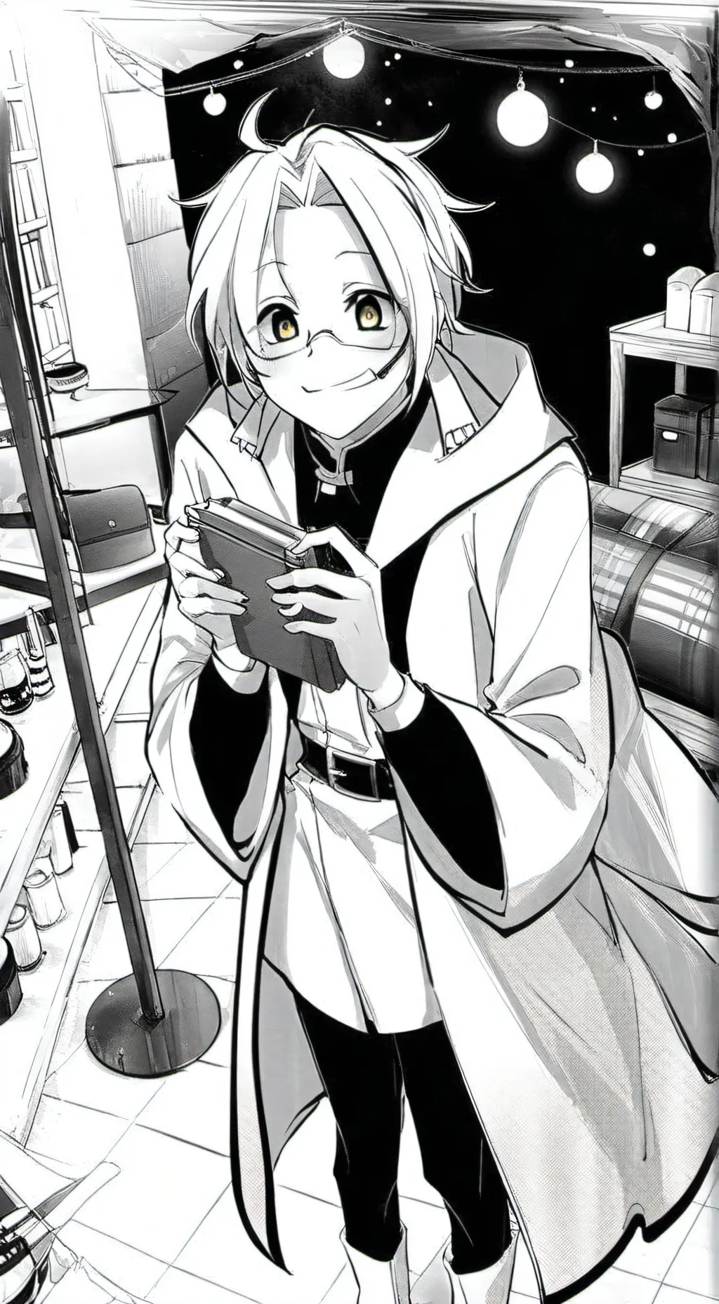 ai character: Pierrot background