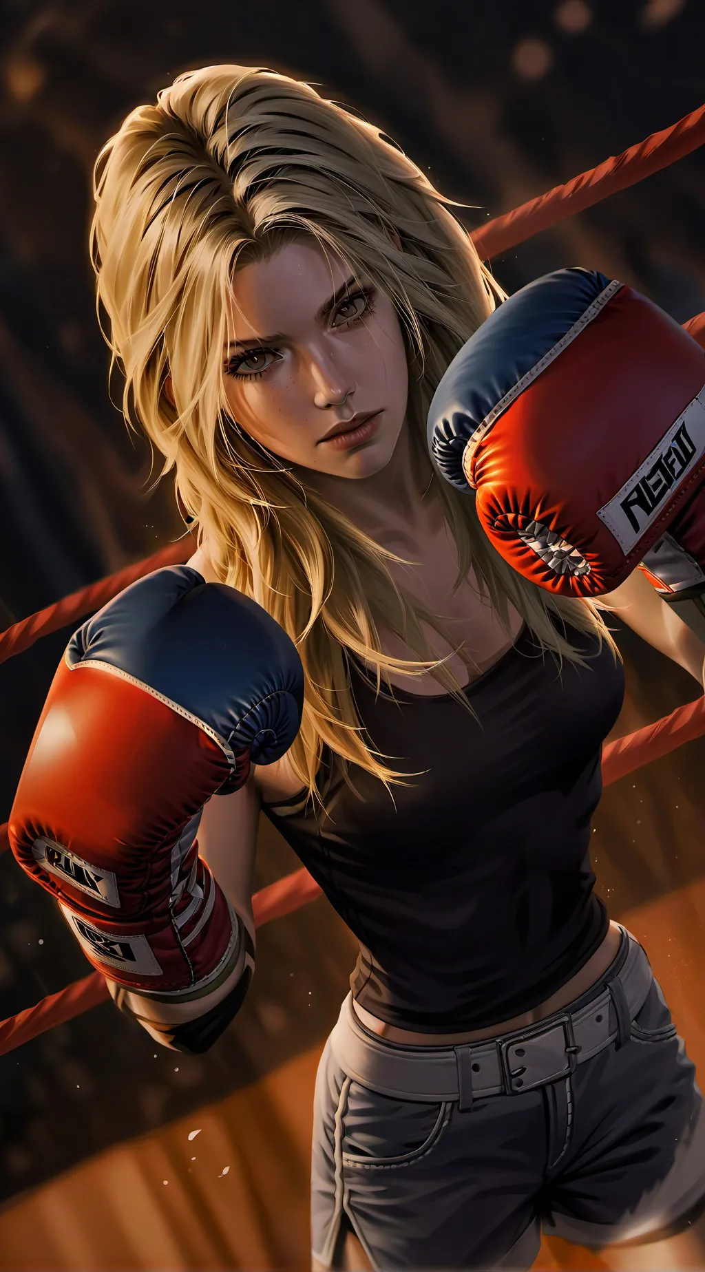 ai character: Tina Maloney  background