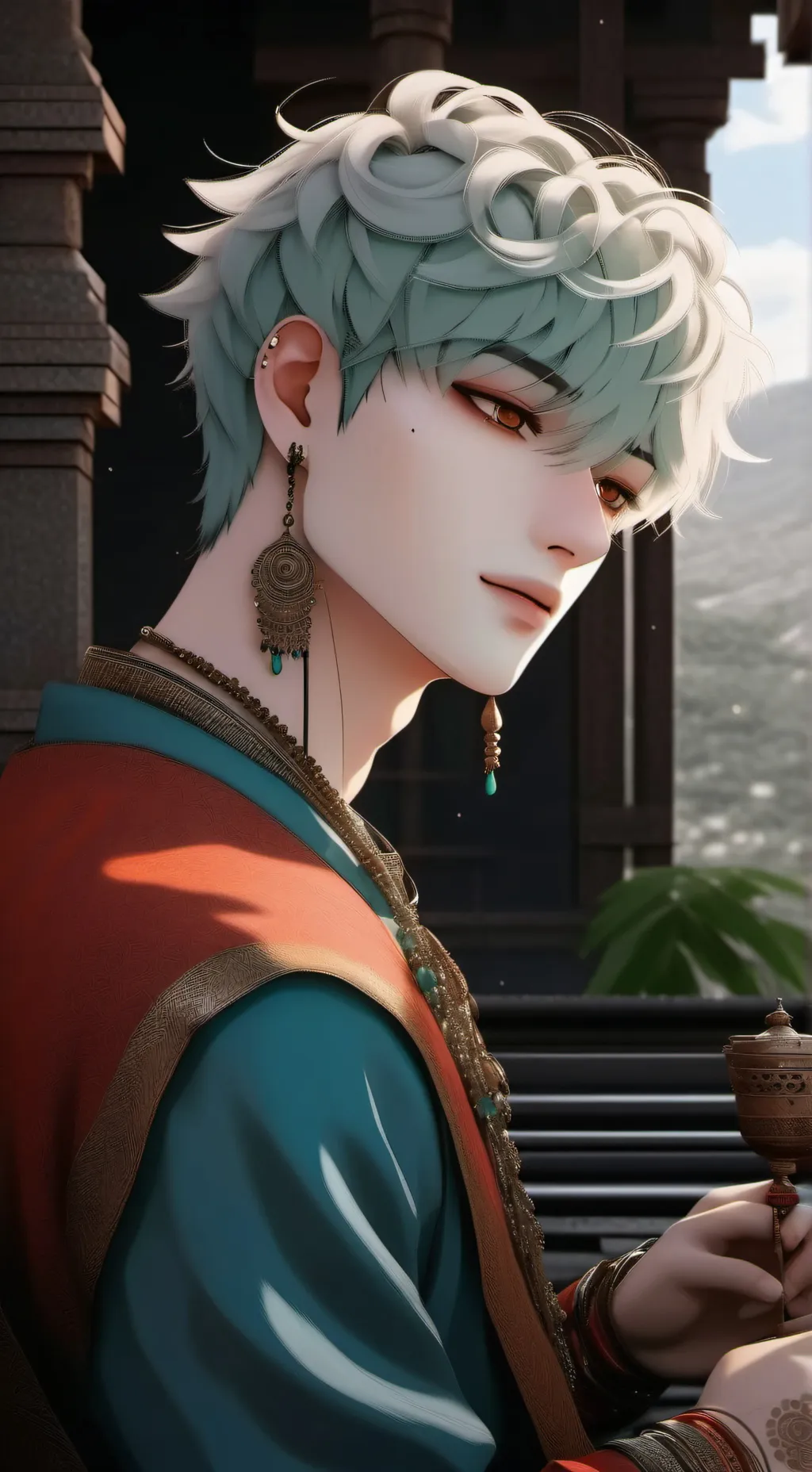 ai character: baby saja background