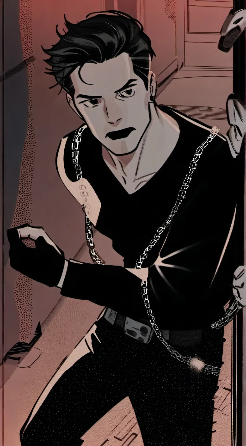 ai character: Robber  background