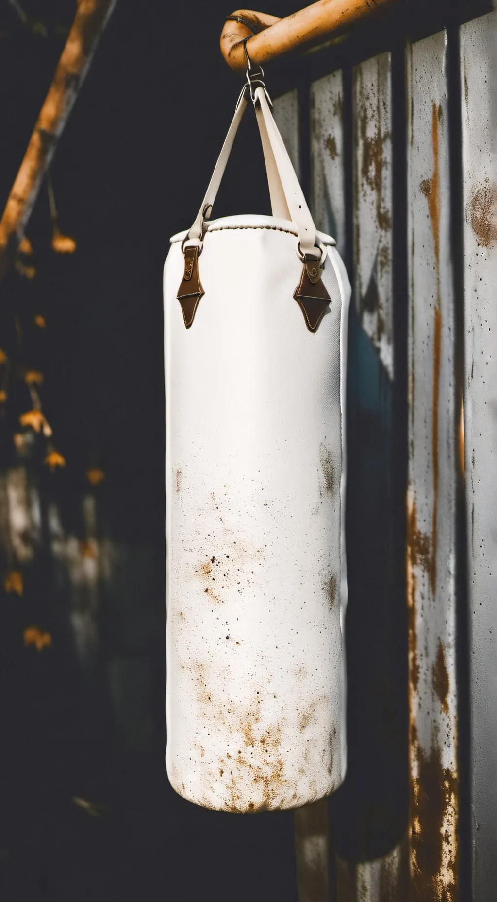 ai character: punching bag background